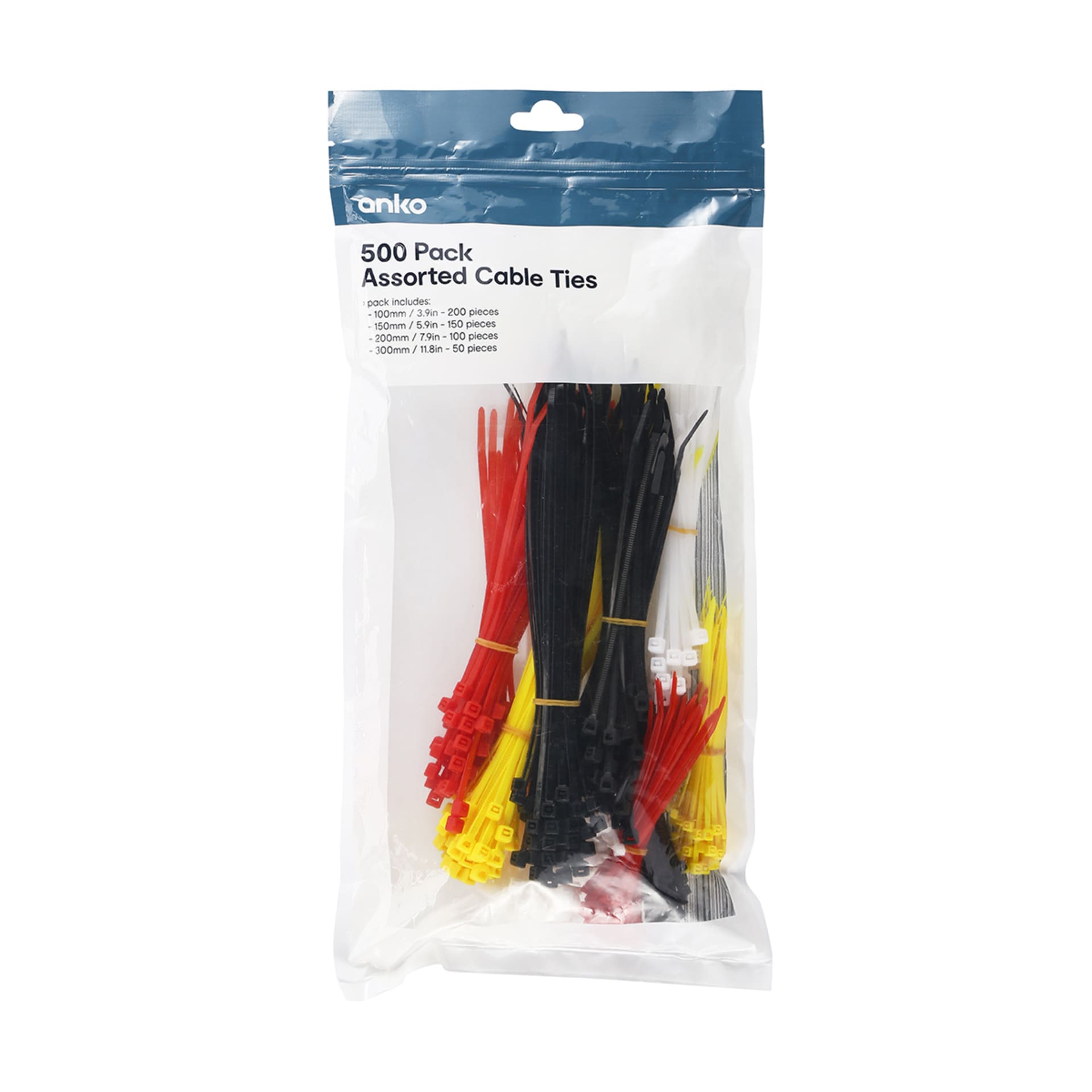 500 Pack Cable Ties Kmart
