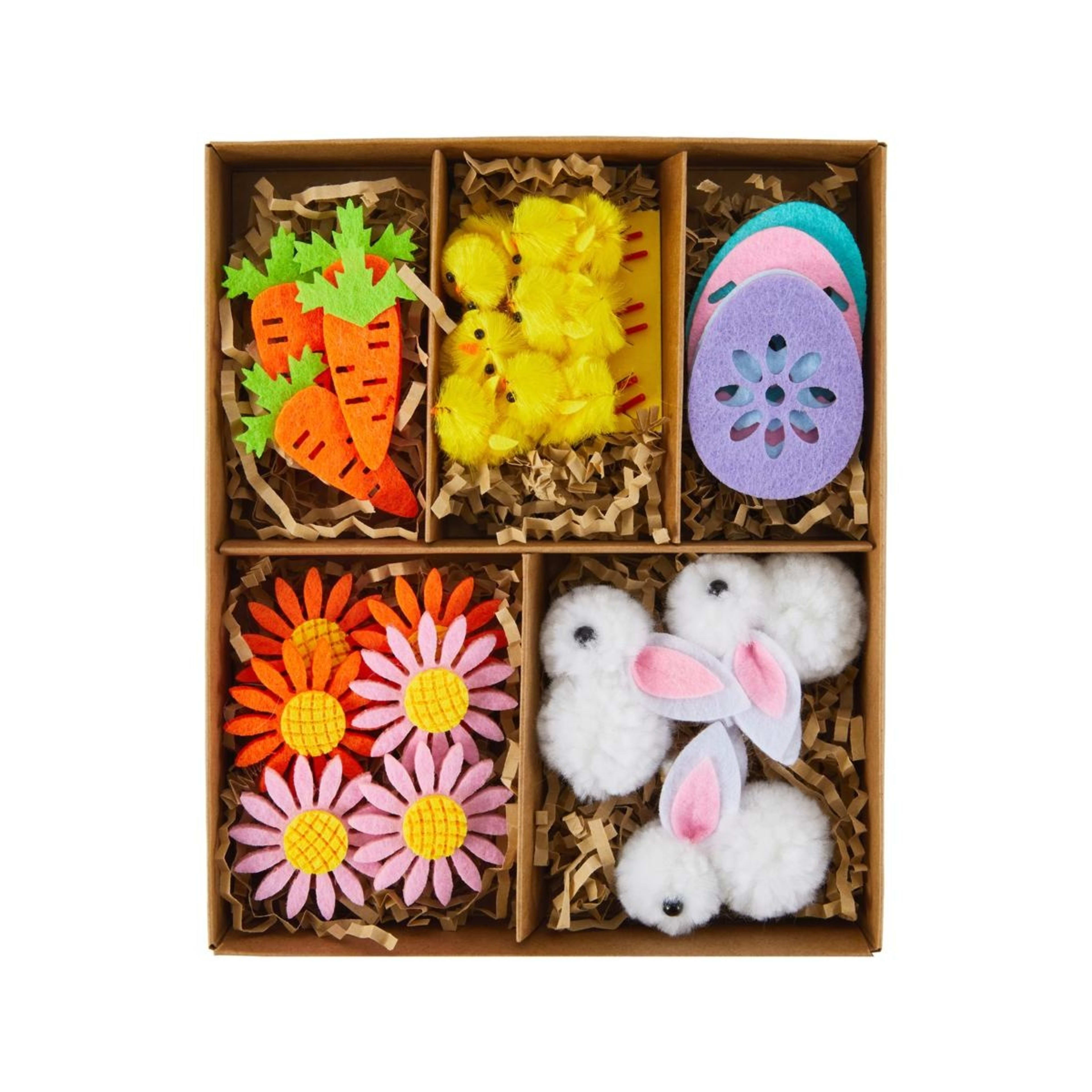 1 23 Piece Easter Craft Embellishment Set, 1 of 3
