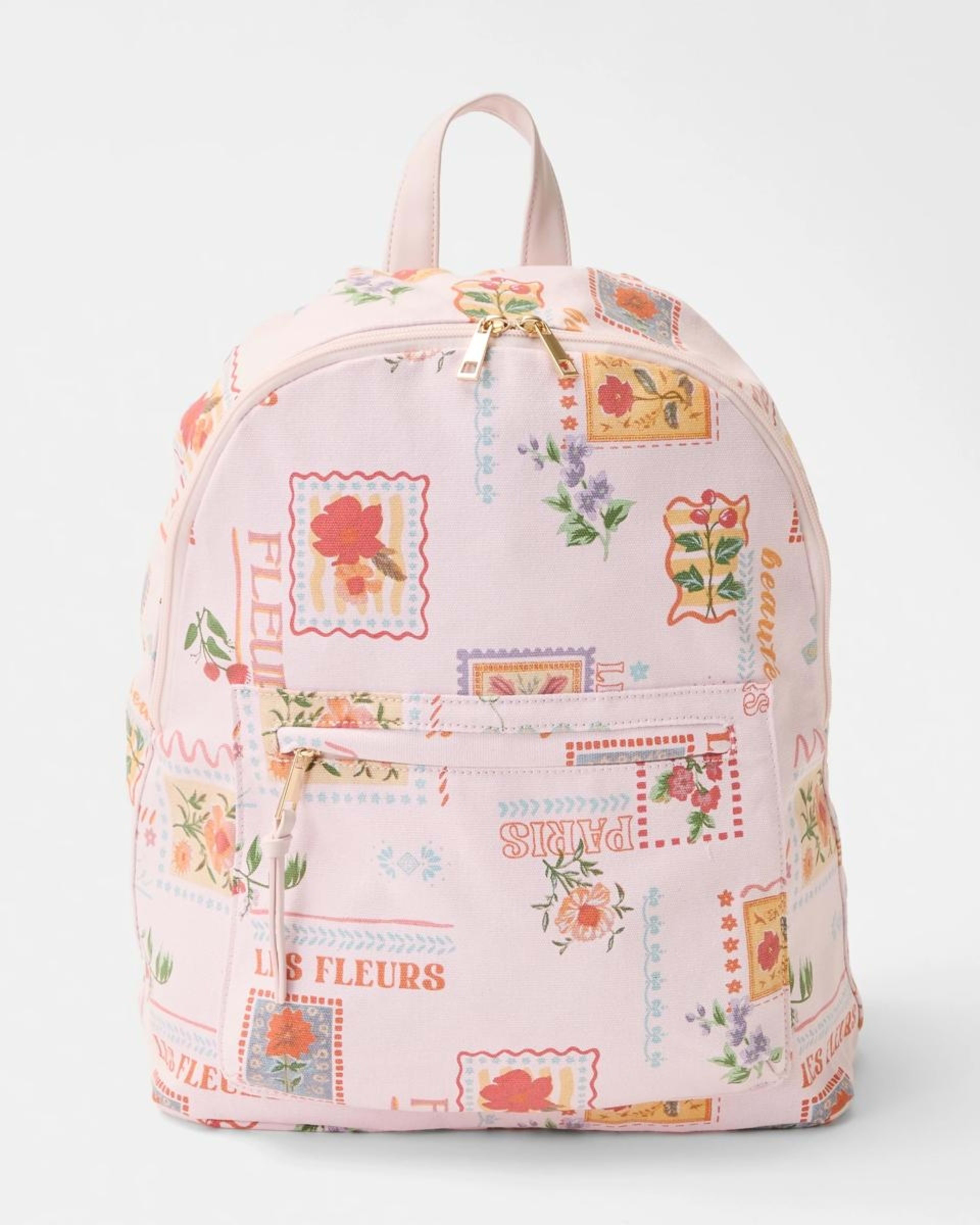 1 Canvas Backpack Flrl Stamp, 1 of 4