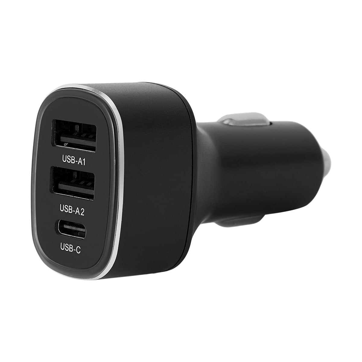 Car Charger With USB And USB C Black Kmart car-charger-with-usb-and-usb-c-black-kmart