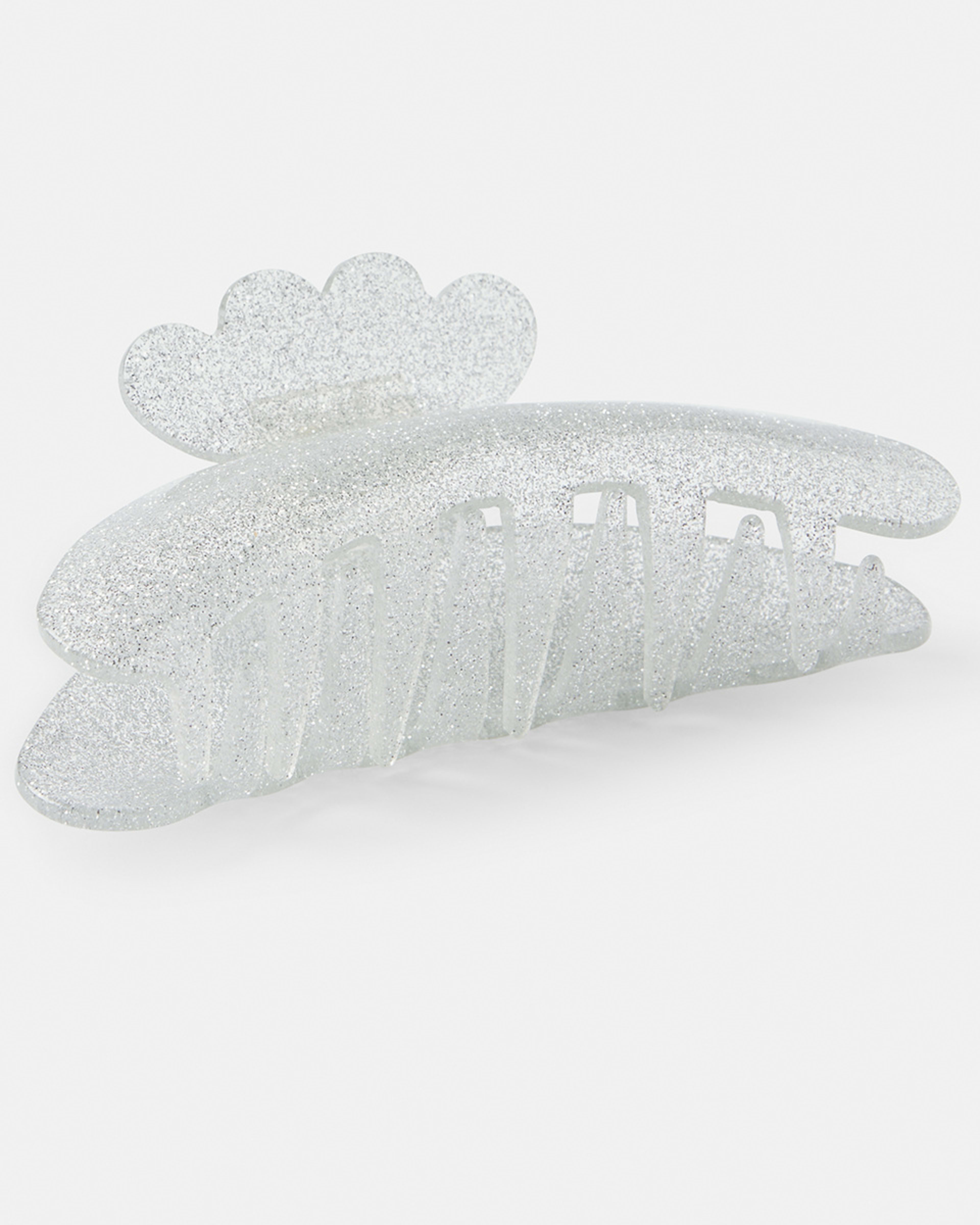 Silver Tone Large Mermaid Claw Hair Clip Kmart