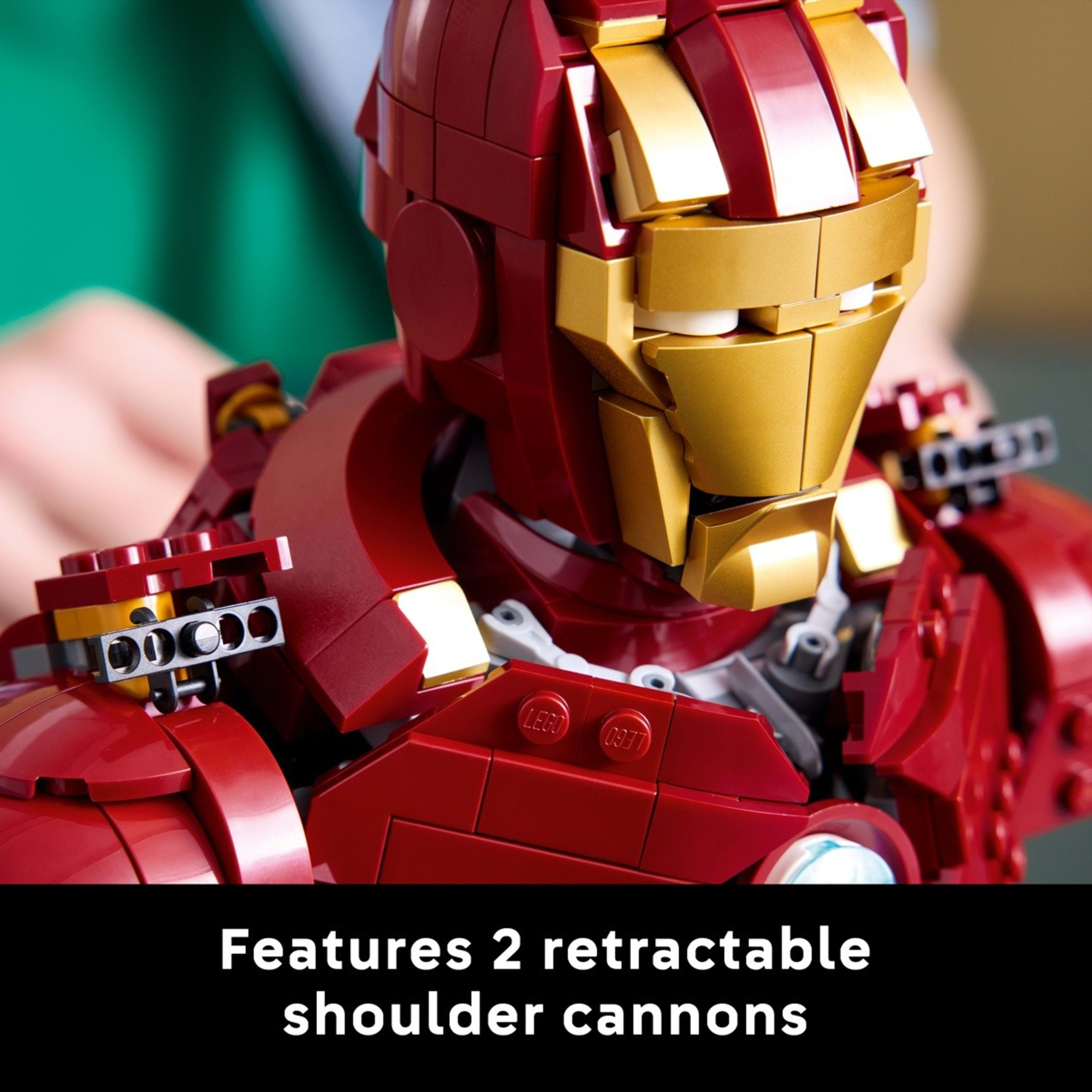 4 LEGO Marvel Iron Man MK4 Bust 76327, 4 of 10