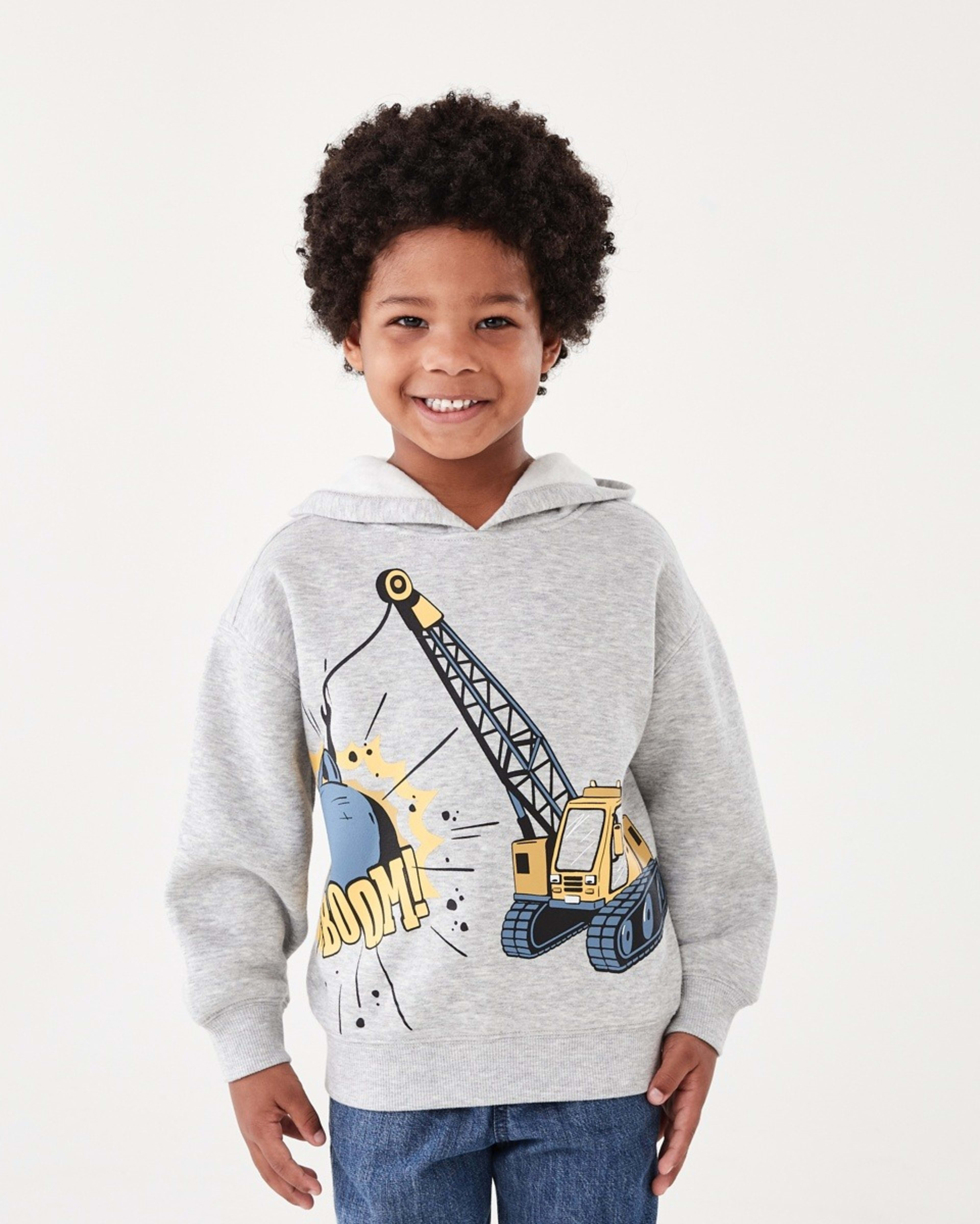 1 Print Hoodie Mrl Digger, 1 of 8