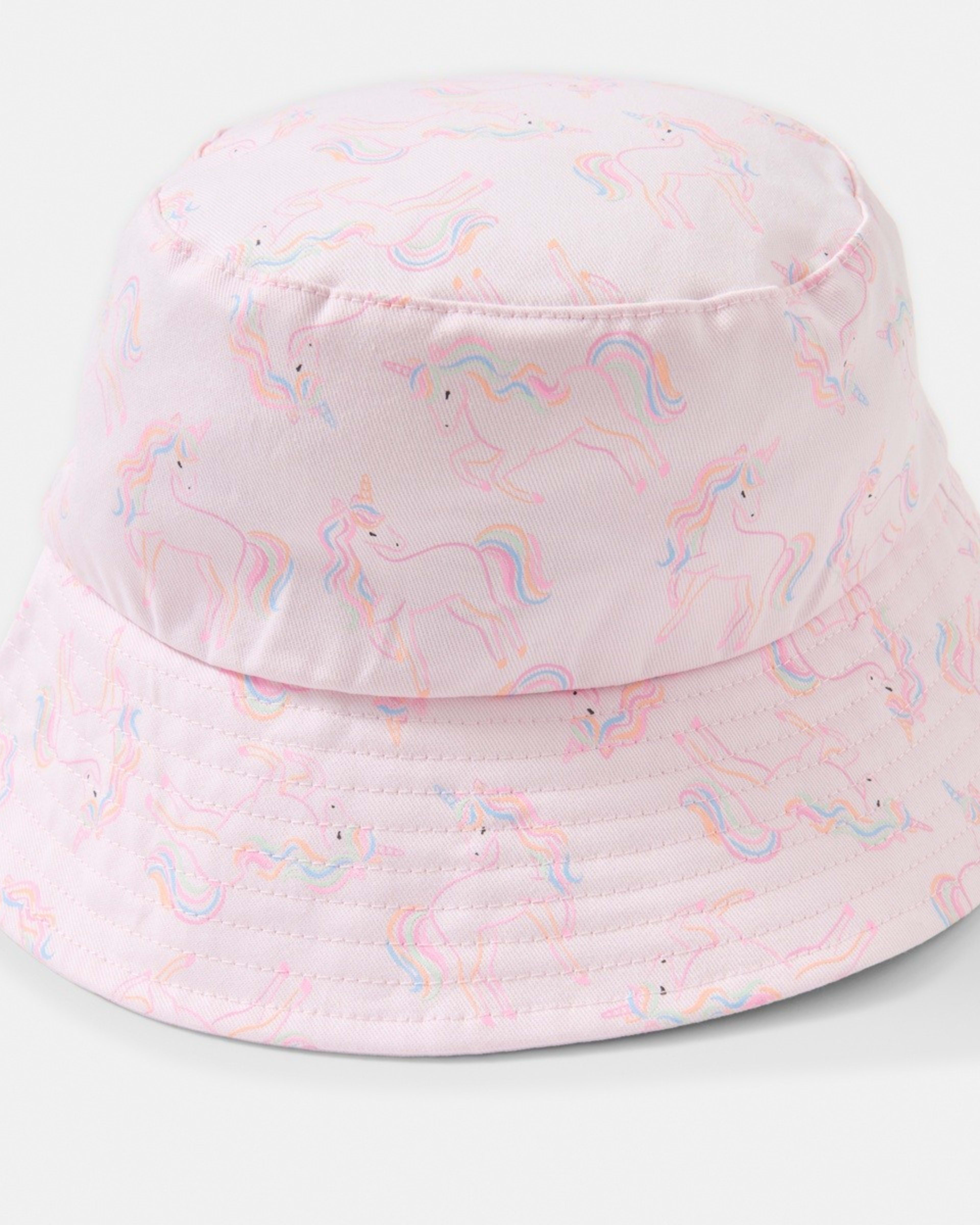 1 Sun Hat PINK DANCING UNICORNS, 1 of 2