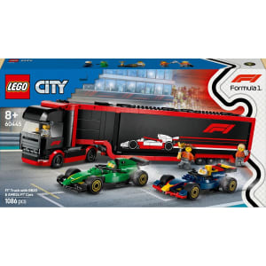 LEGO City F1 Truck with RB20 & AMR24 F1 Cars 6