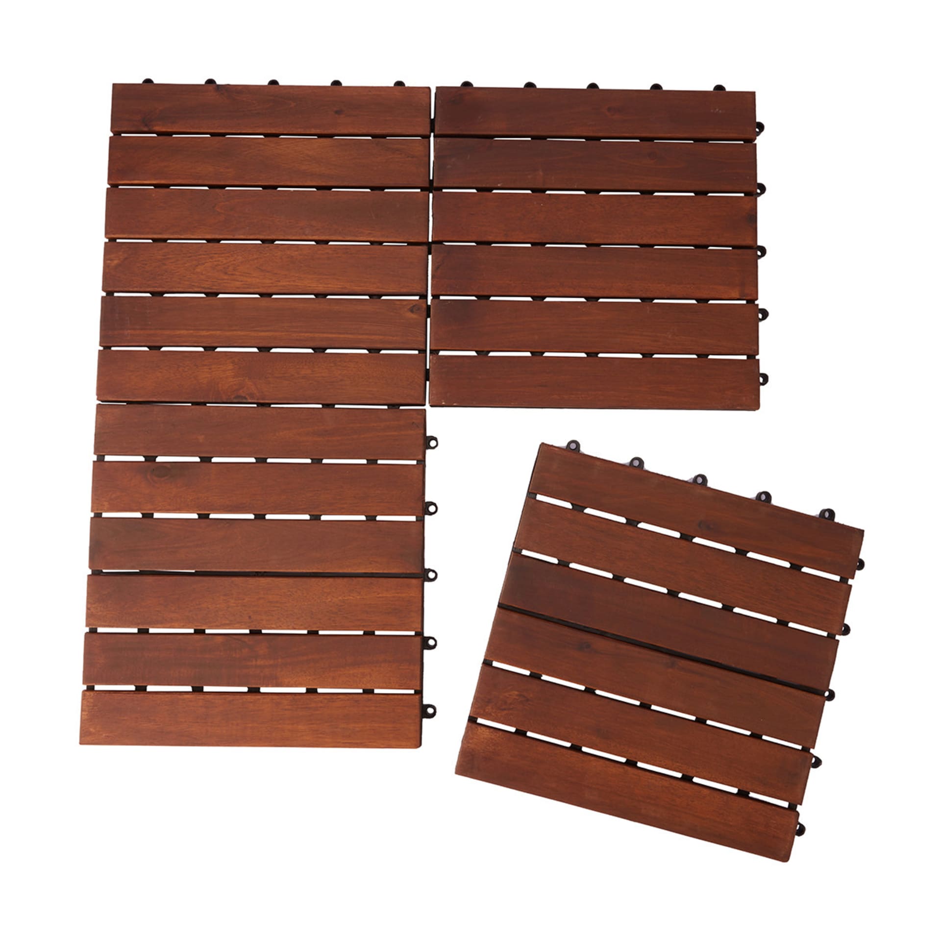 4 Pack Wooden Decking Tiles Kmart