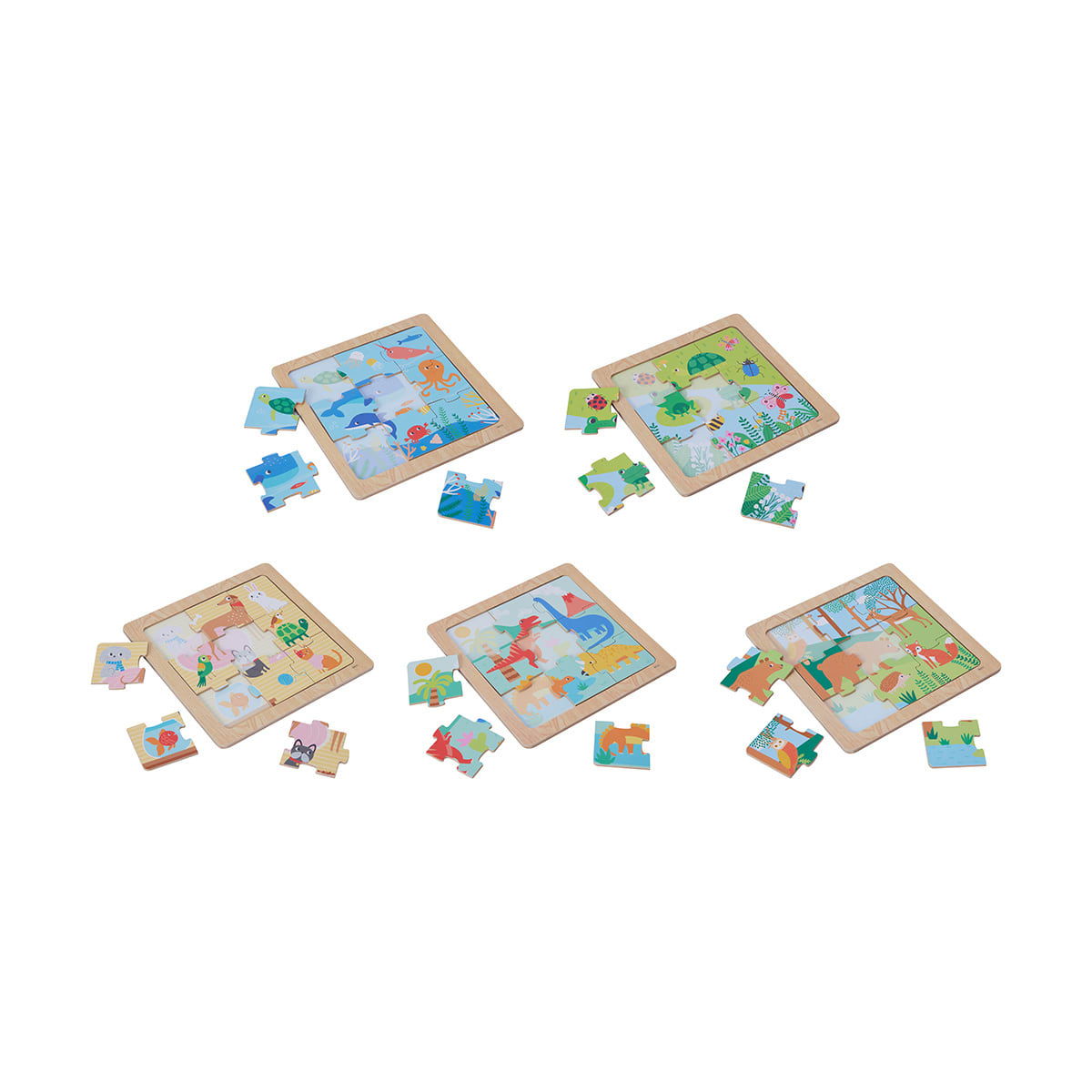 Wooden Jigsaw Puzzle Assorted Kmart