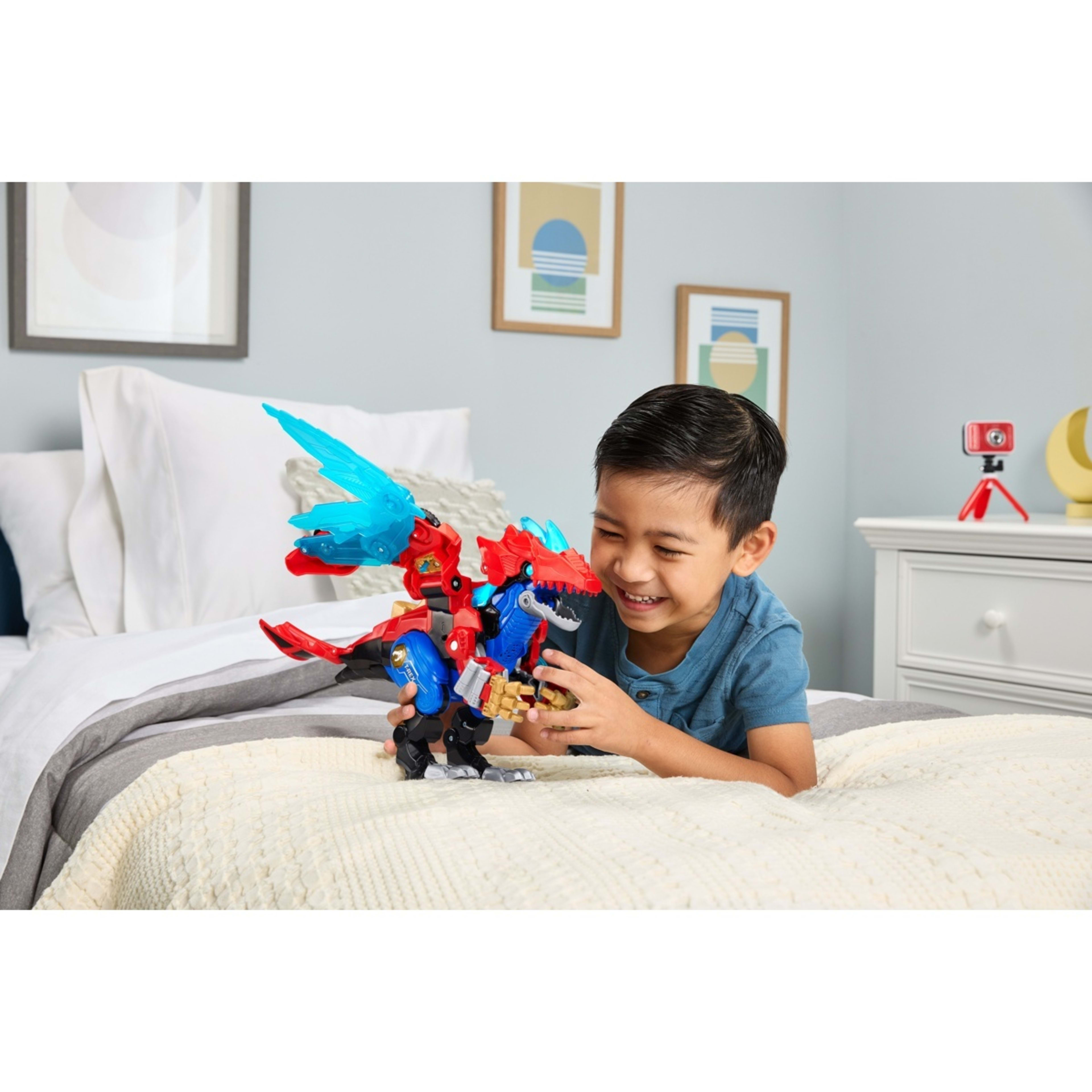 8 VTech Switch & Go Dinos Armour Up Dragon T-Rex, 8 of 8