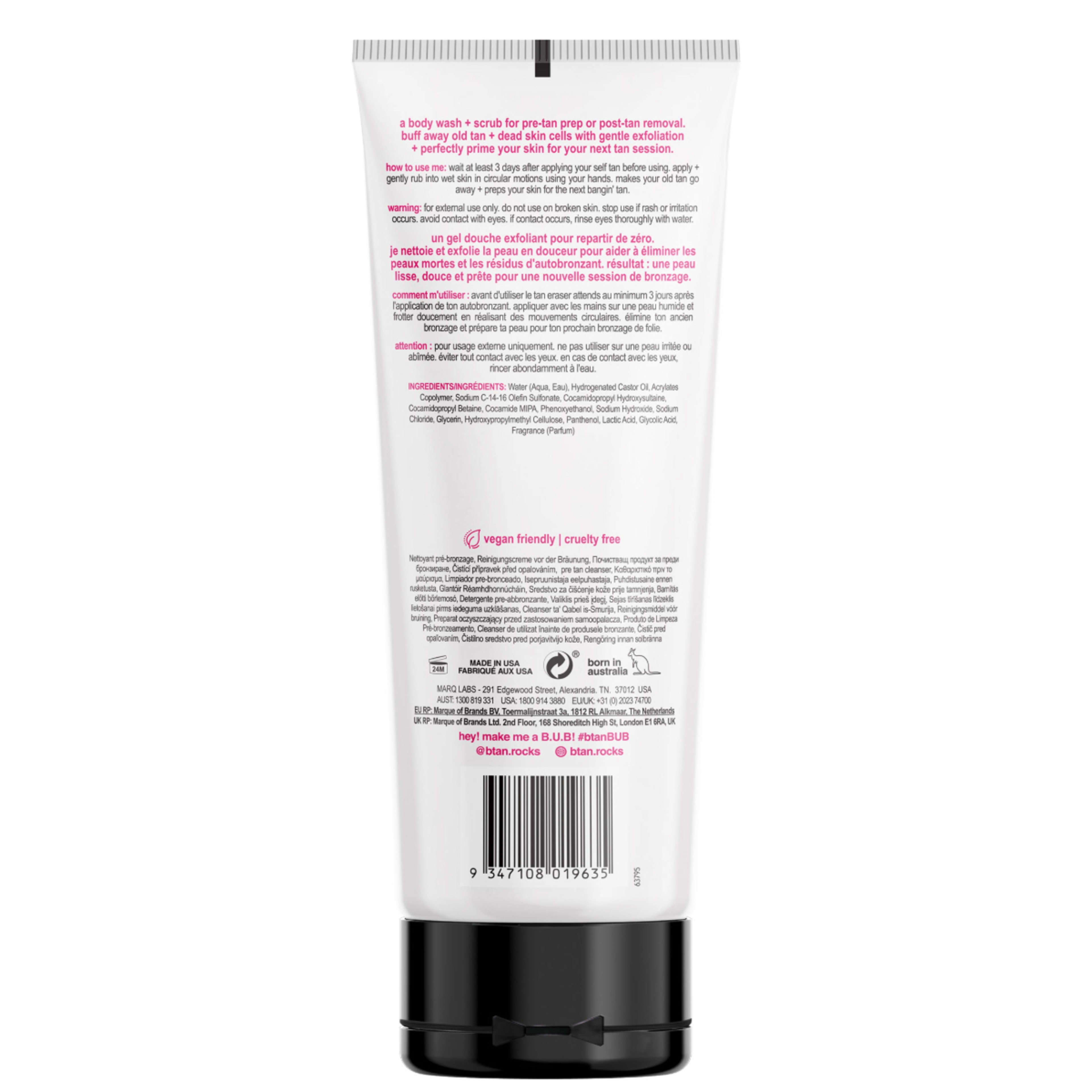 2 b.tan Erase Tan Repeat 2-in-1 Tan Eraser 236ml, 2 of 5