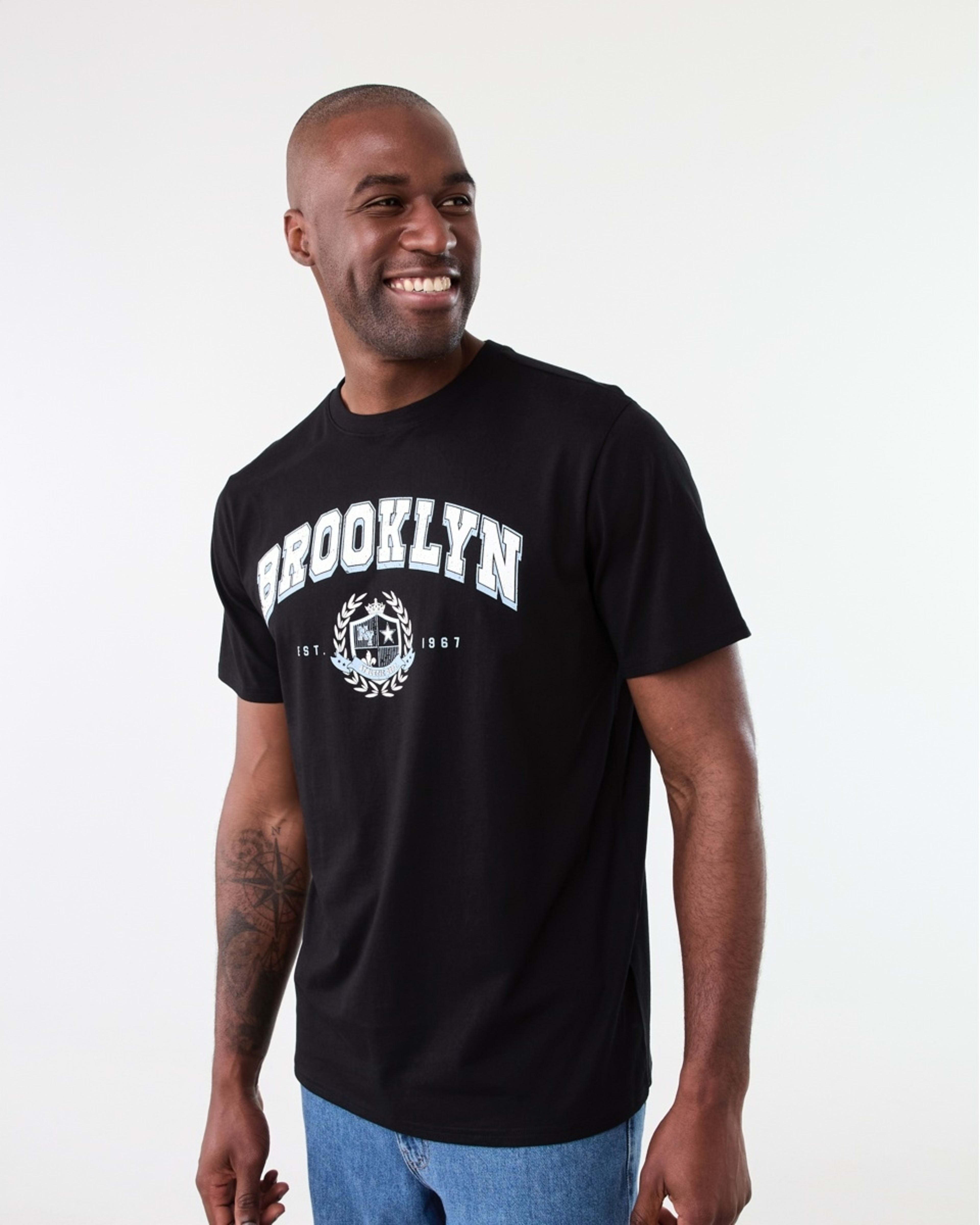 2 Print T-shirt Blk Brokln, 2 of 5