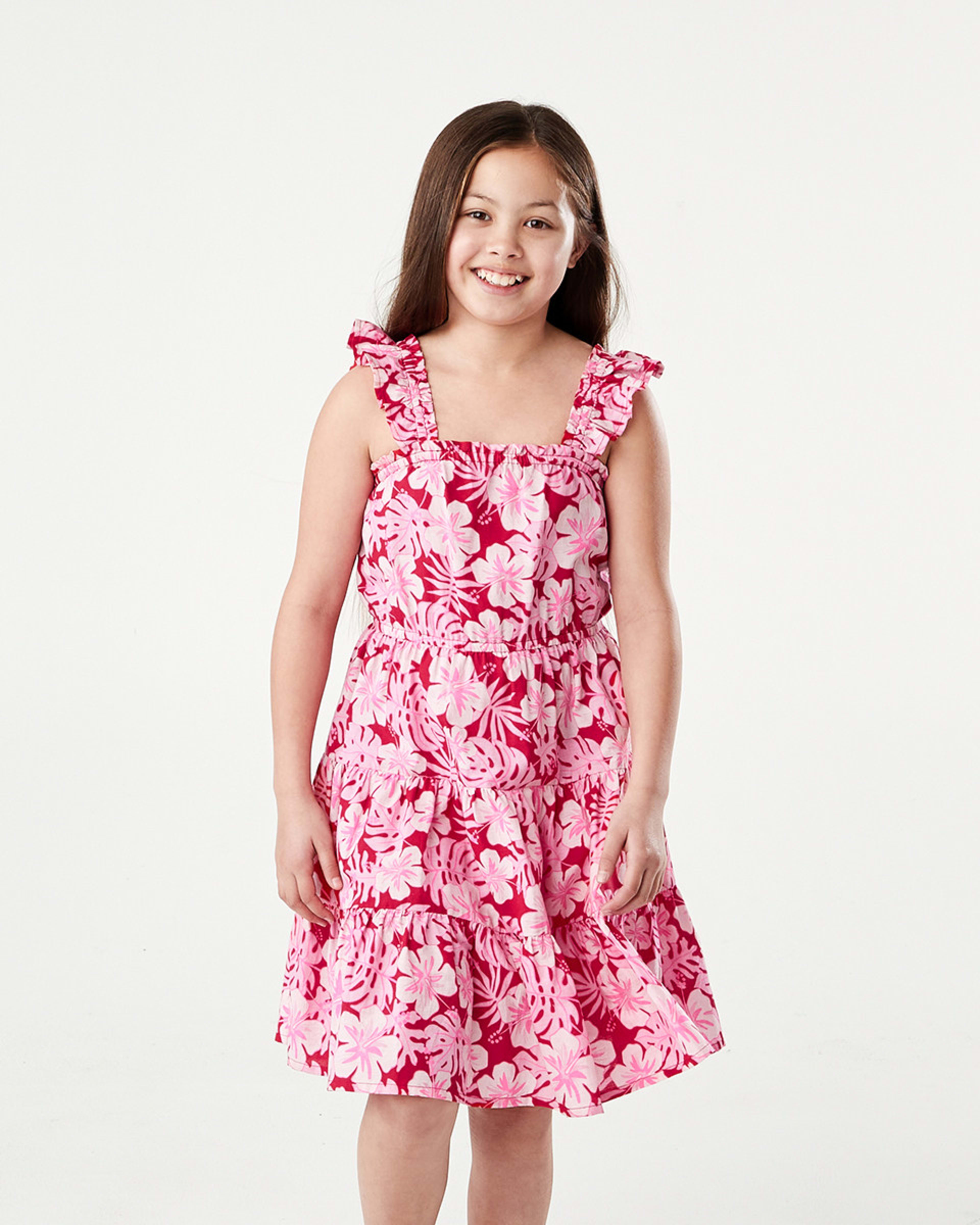 Tiered Cotton Dress Kmart