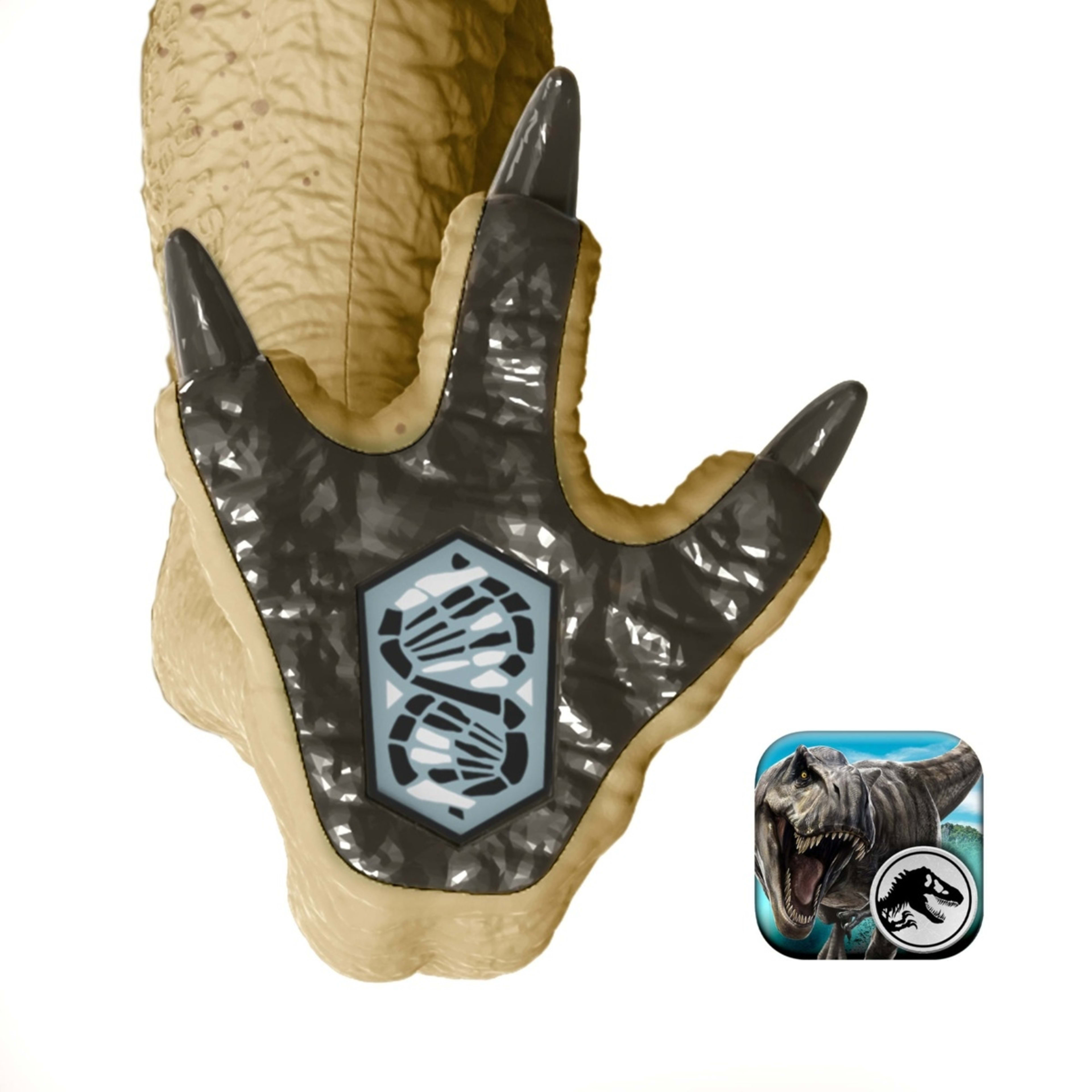 4 Jurassic World Rebirth: Rumble 'N Rampage Distortus Rex Figure, 4 of 6