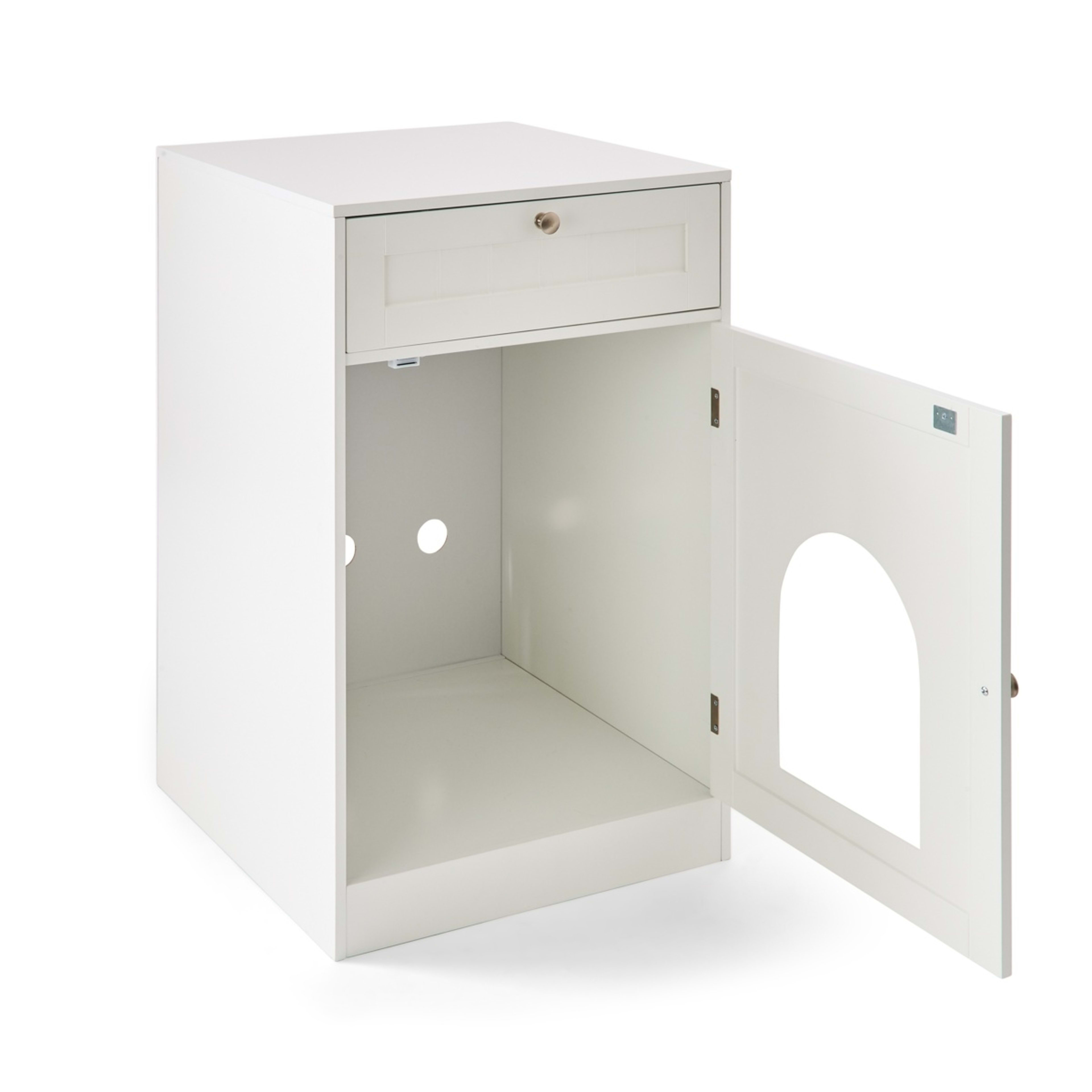 6 Cat Litter Cabinet with Storage Drawer, 6 of 10