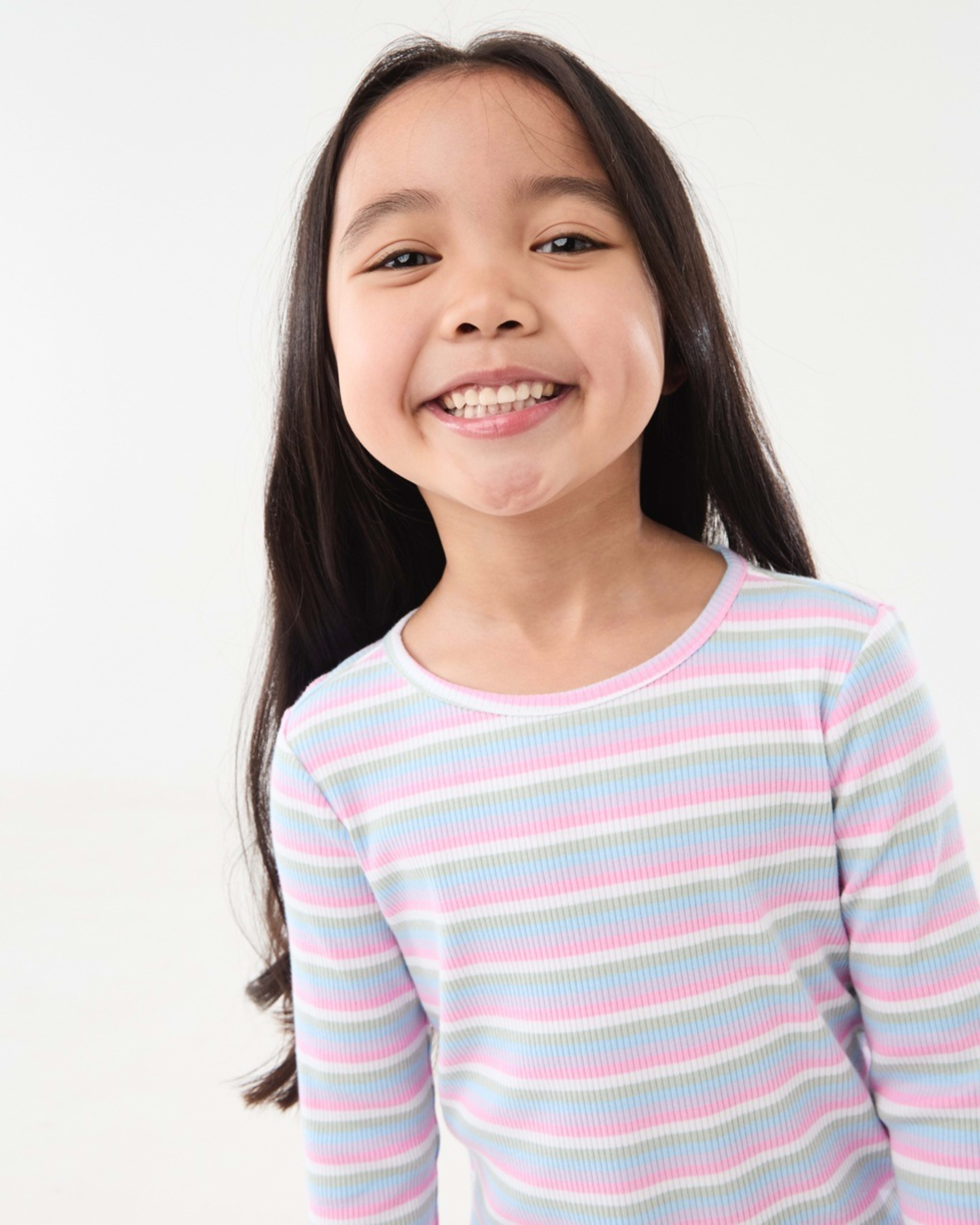 3 Long Sleeve Rib T-shirt Stripes, 3 of 9
