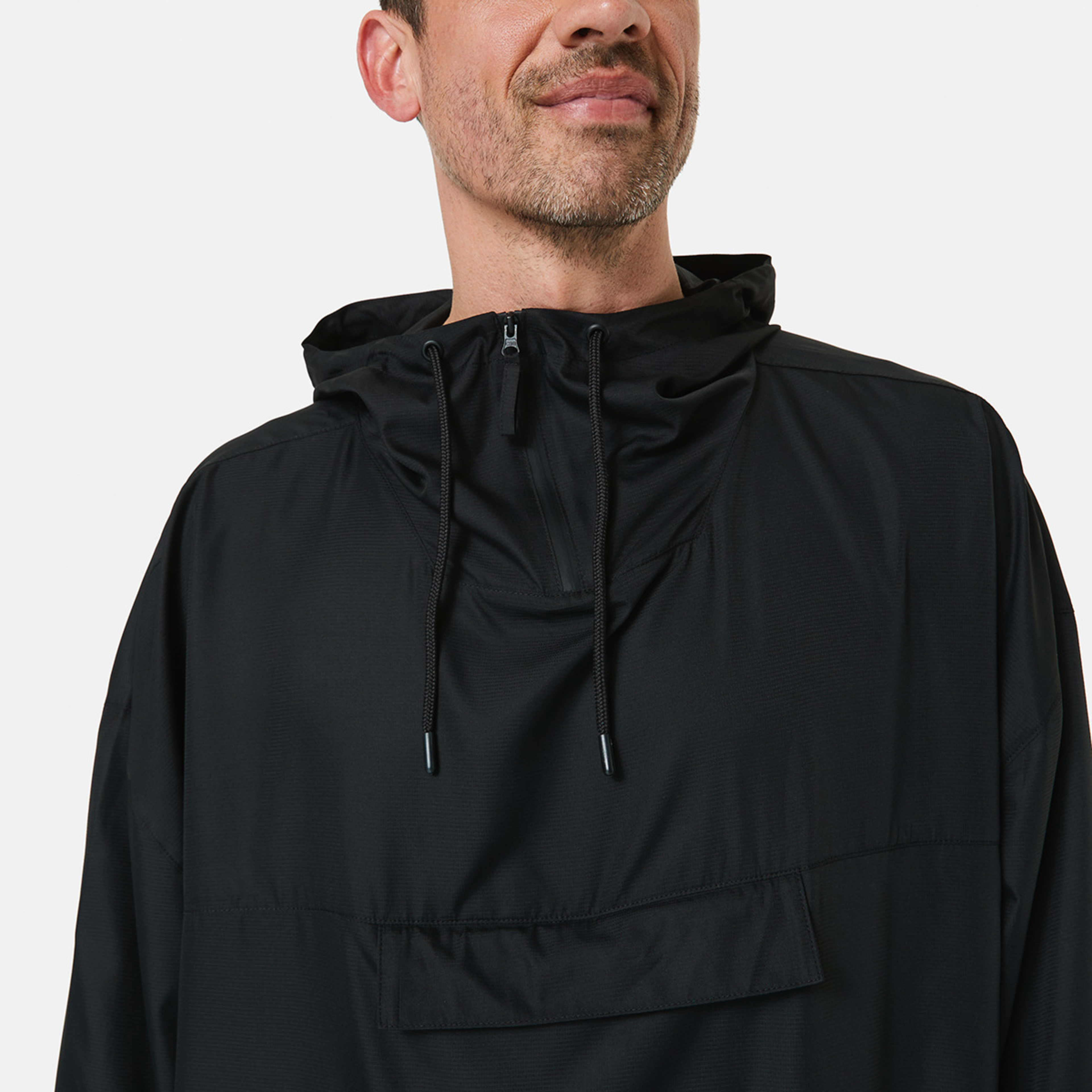 5 Active Mens Packable Poncho Black, 5 of 8