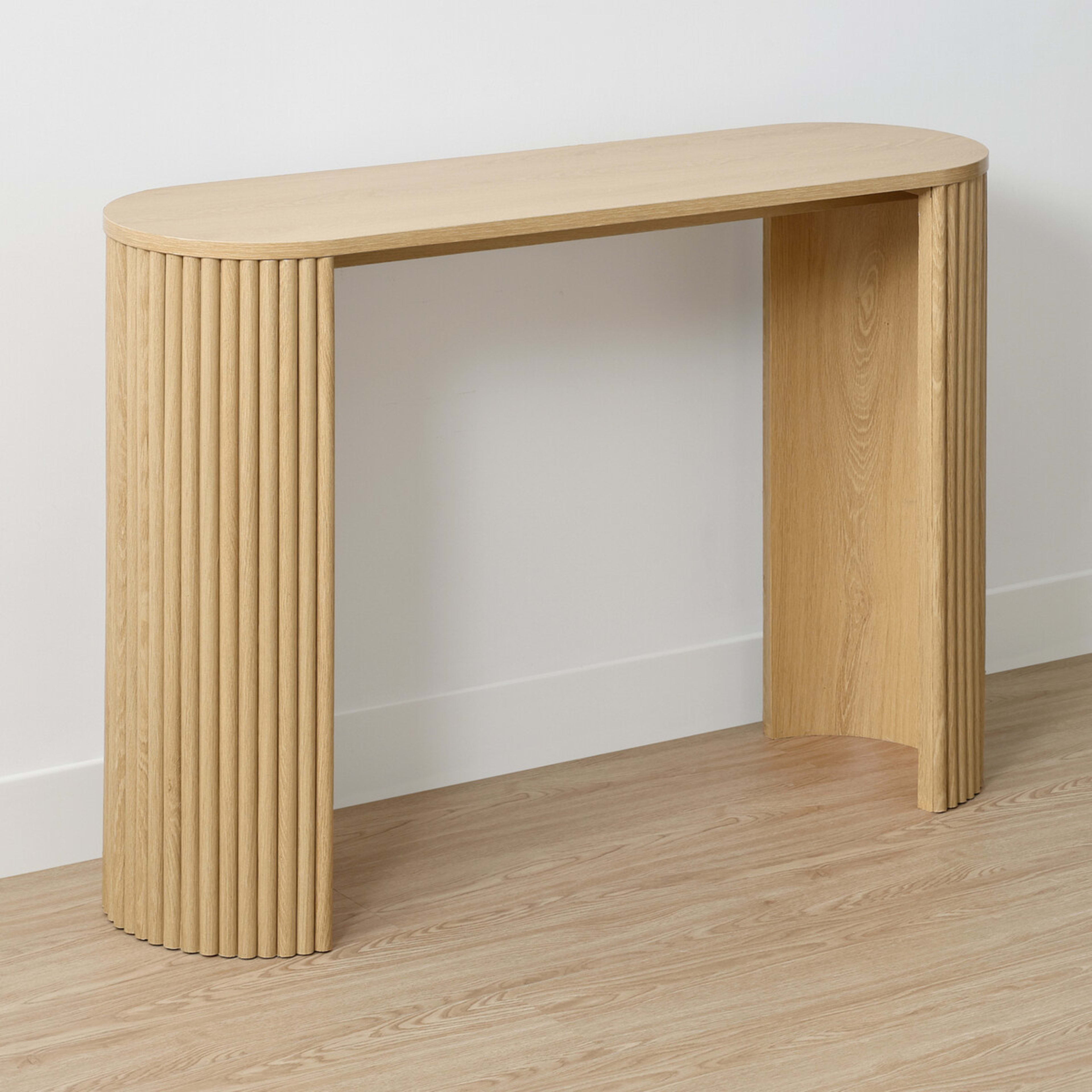6 Ribbed Console Table, 6 of 10