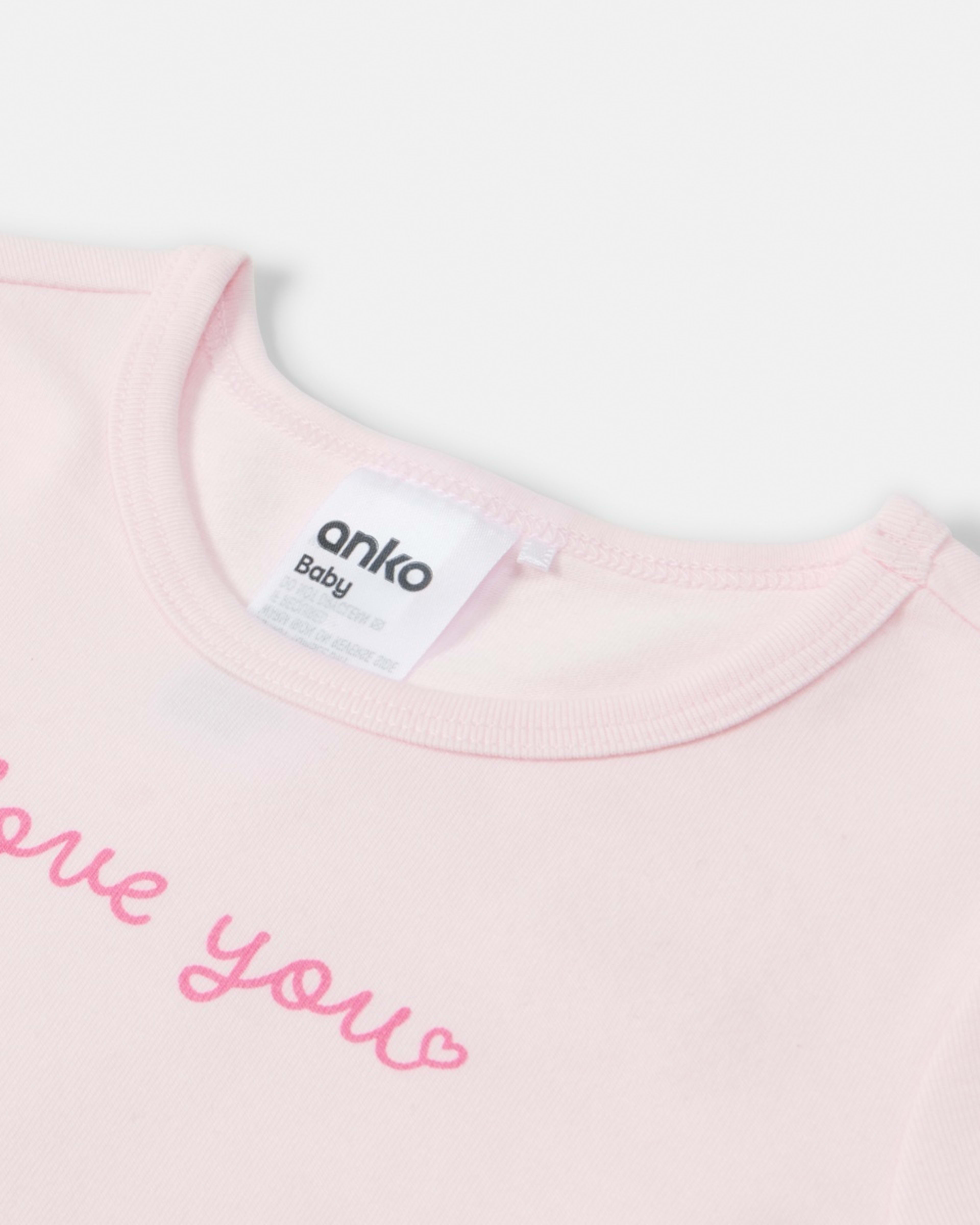 6 3 Pack Bodysuits Pink Hearts, 6 of 8