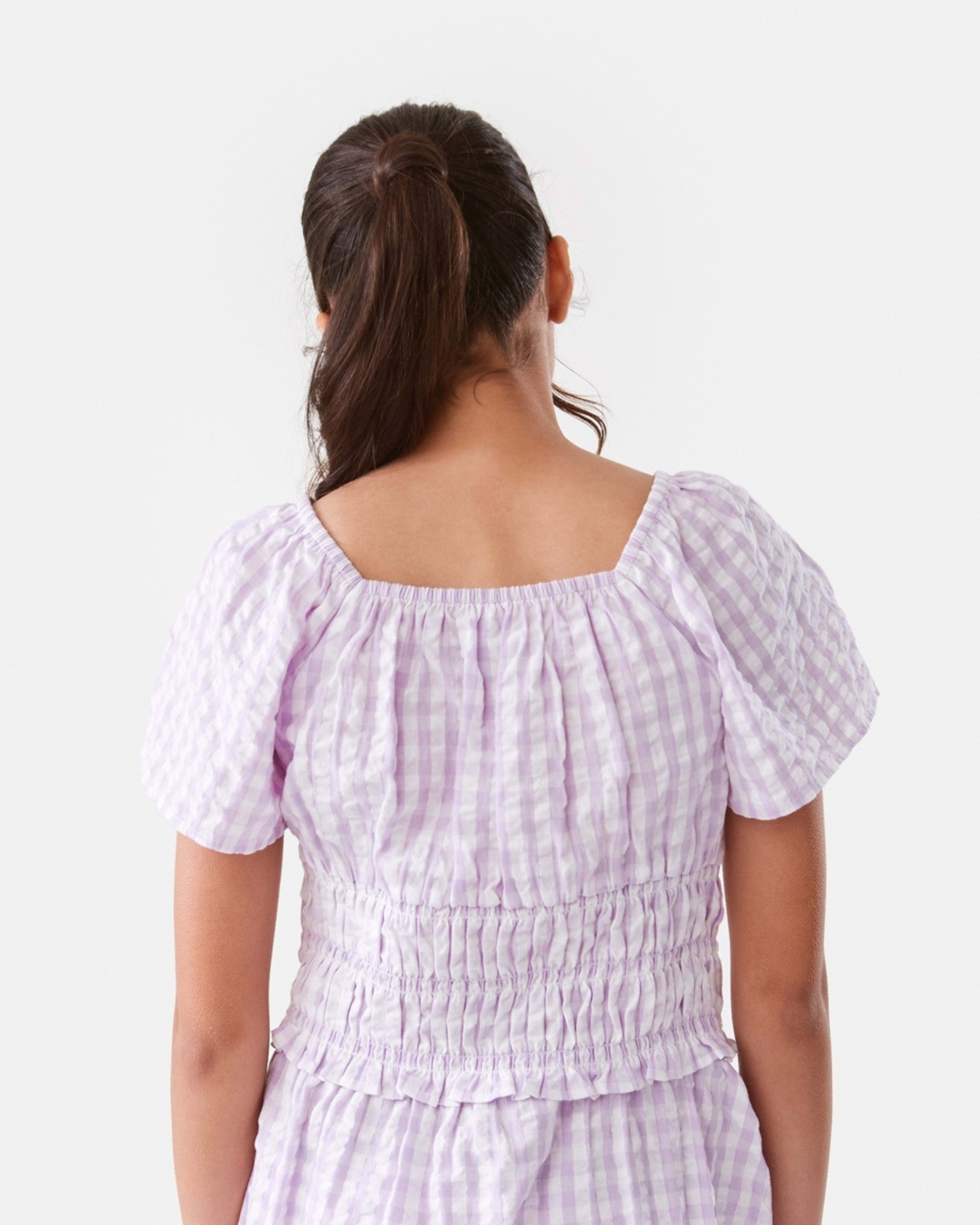 2 Flutter Sleeve Top Checks, 2 of 9