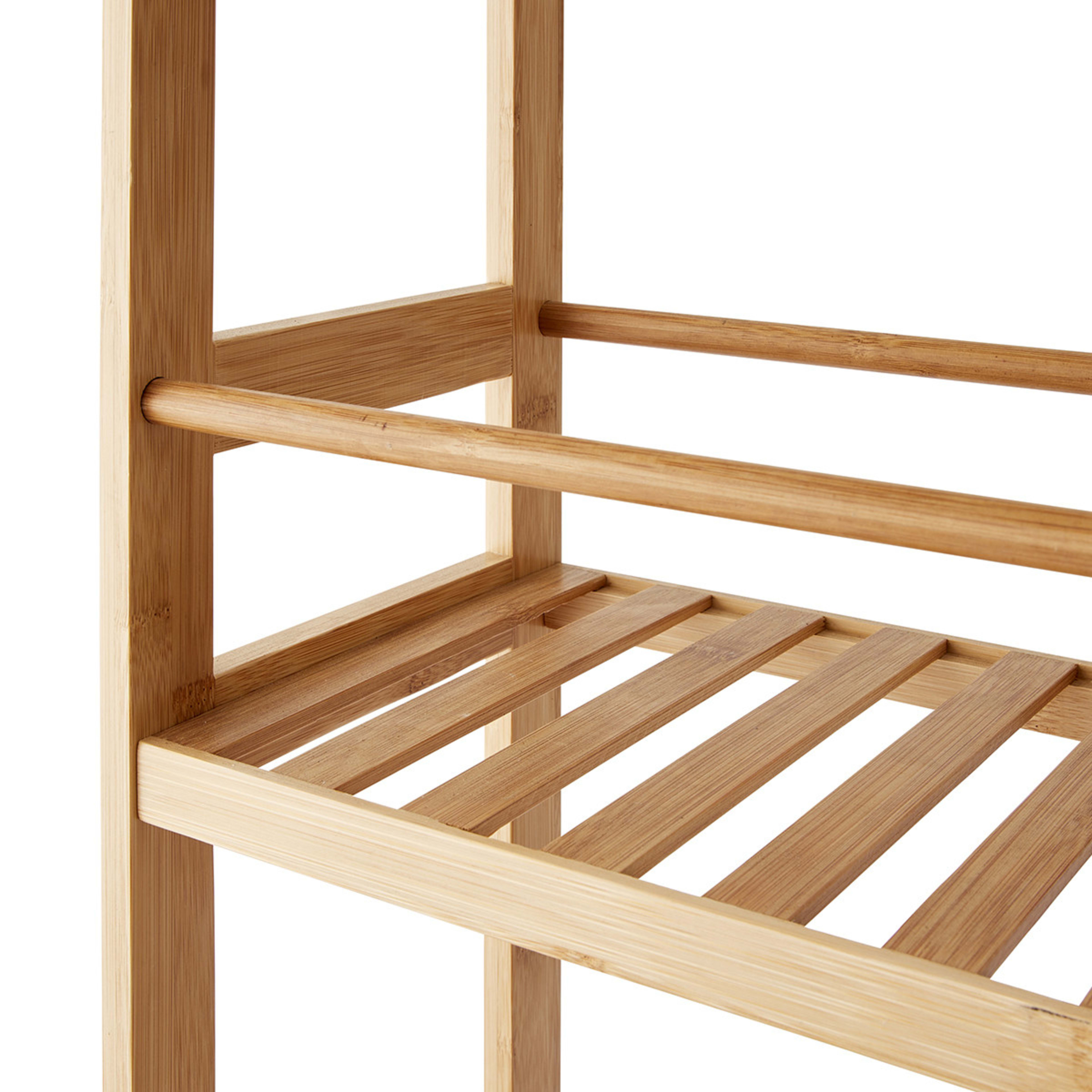 Bamboo Slim Line Trolley Kmart