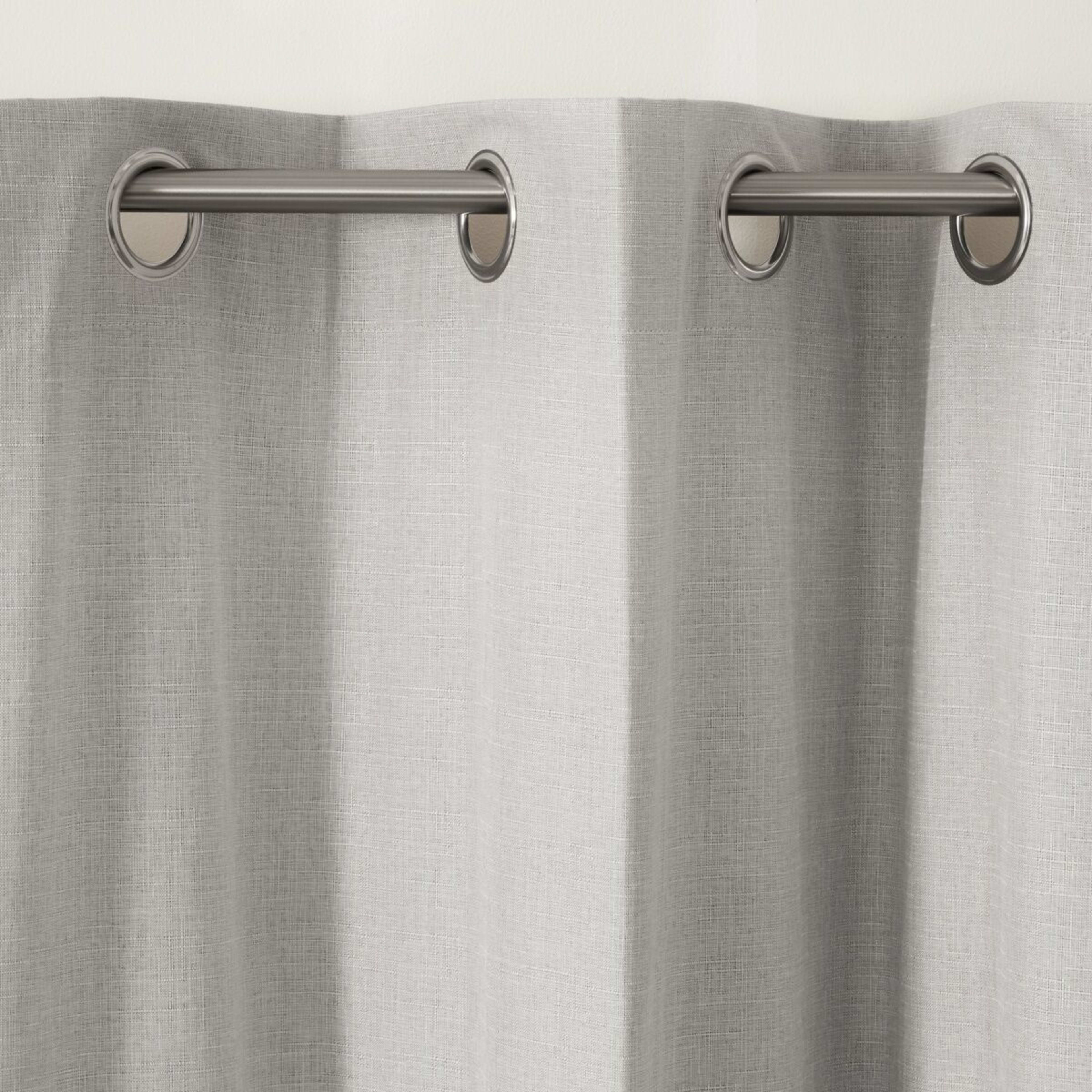 5 Monaco Eyelet Block Out Curtain - Taupe, 5 of 7