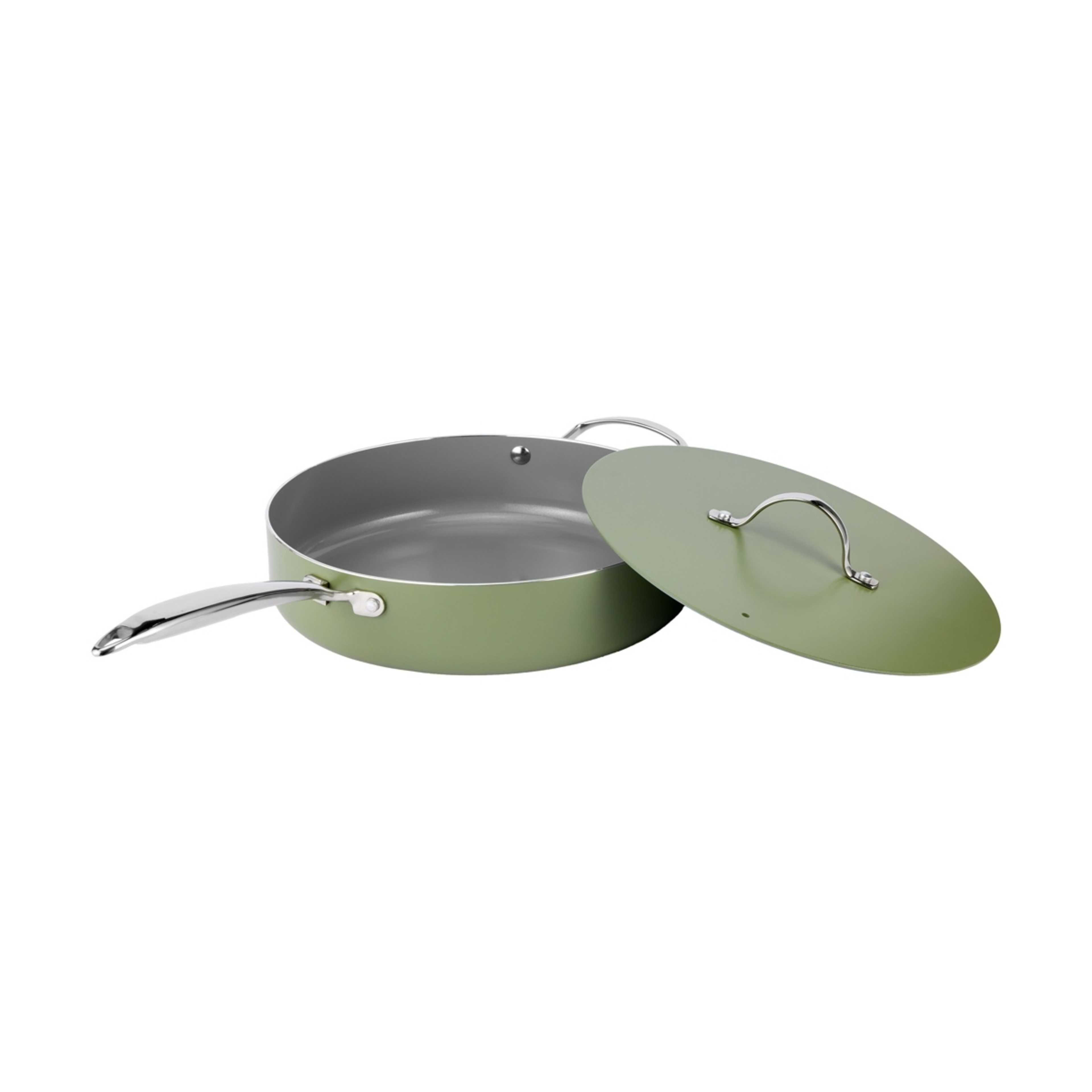 2 28cm Ceramic Non-Stick Saute Pan, 2 of 6
