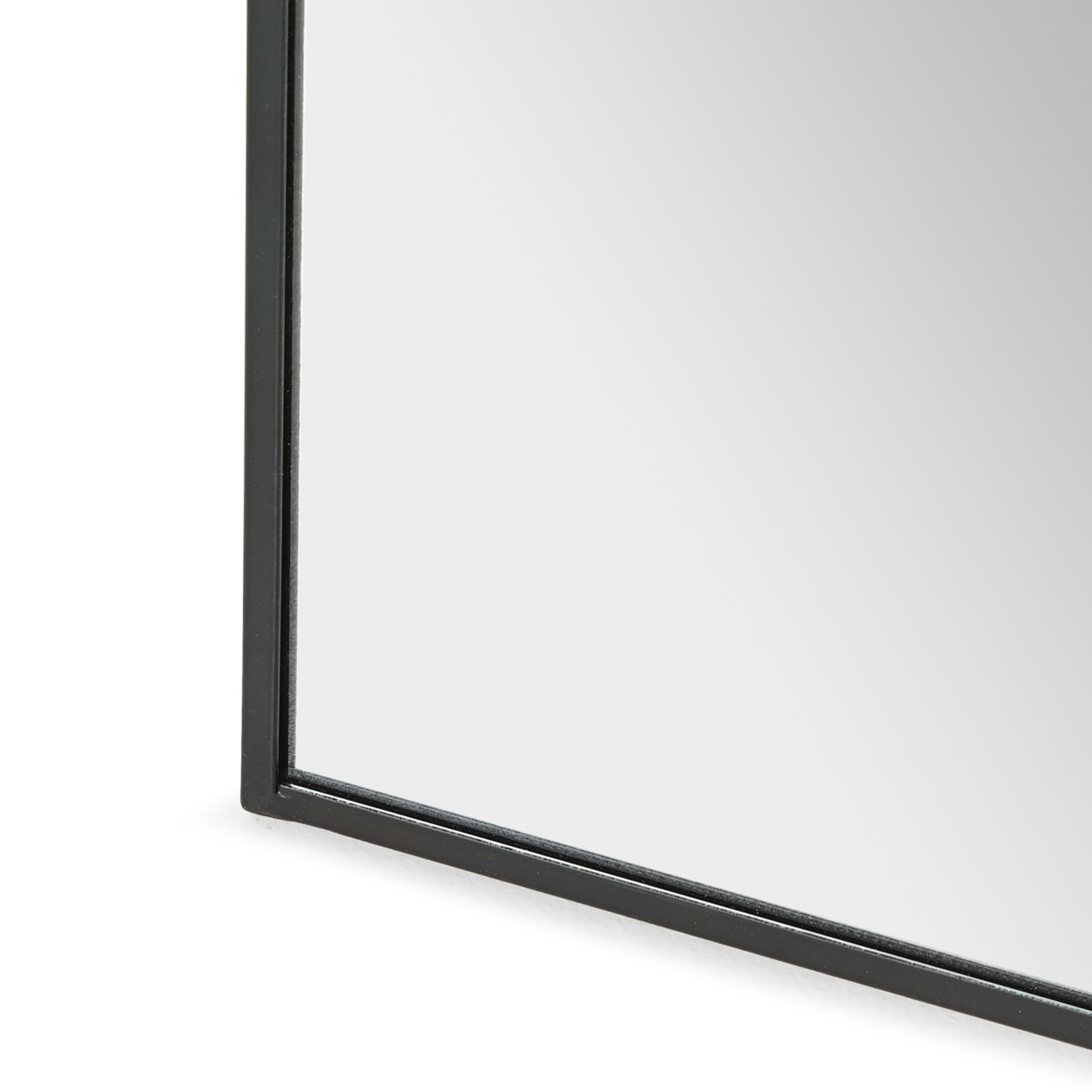 3 Arch Black Floor Mirror, 3 of 5