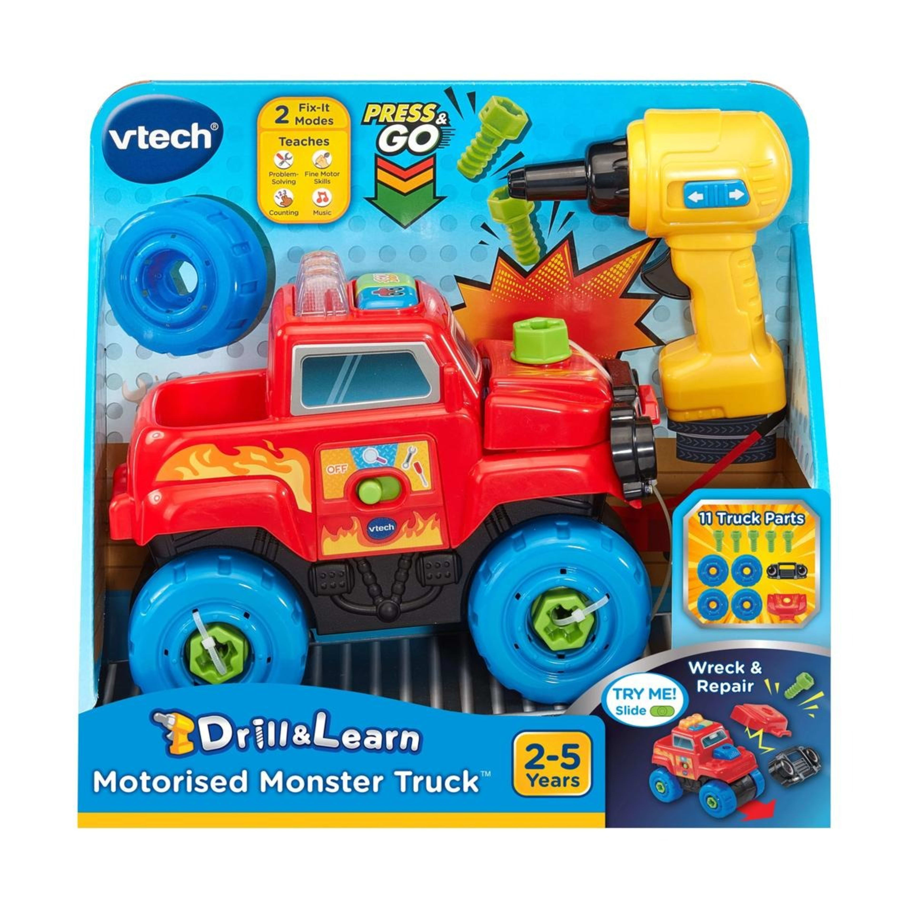 1 VTech Drill & Learn Motorised Monster Truck