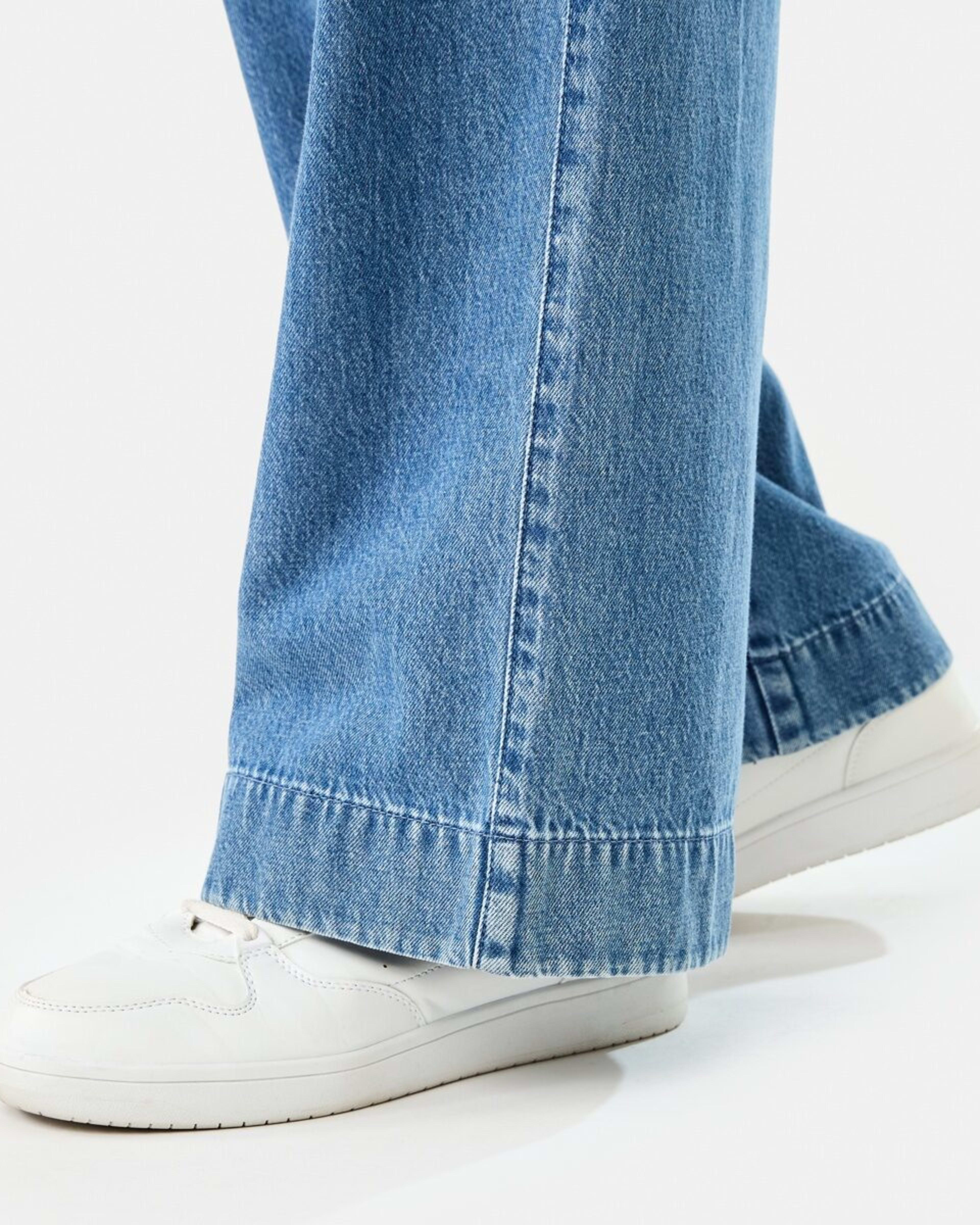 7 Comfort Wide Leg Jeans MID WASH, 7 of 11