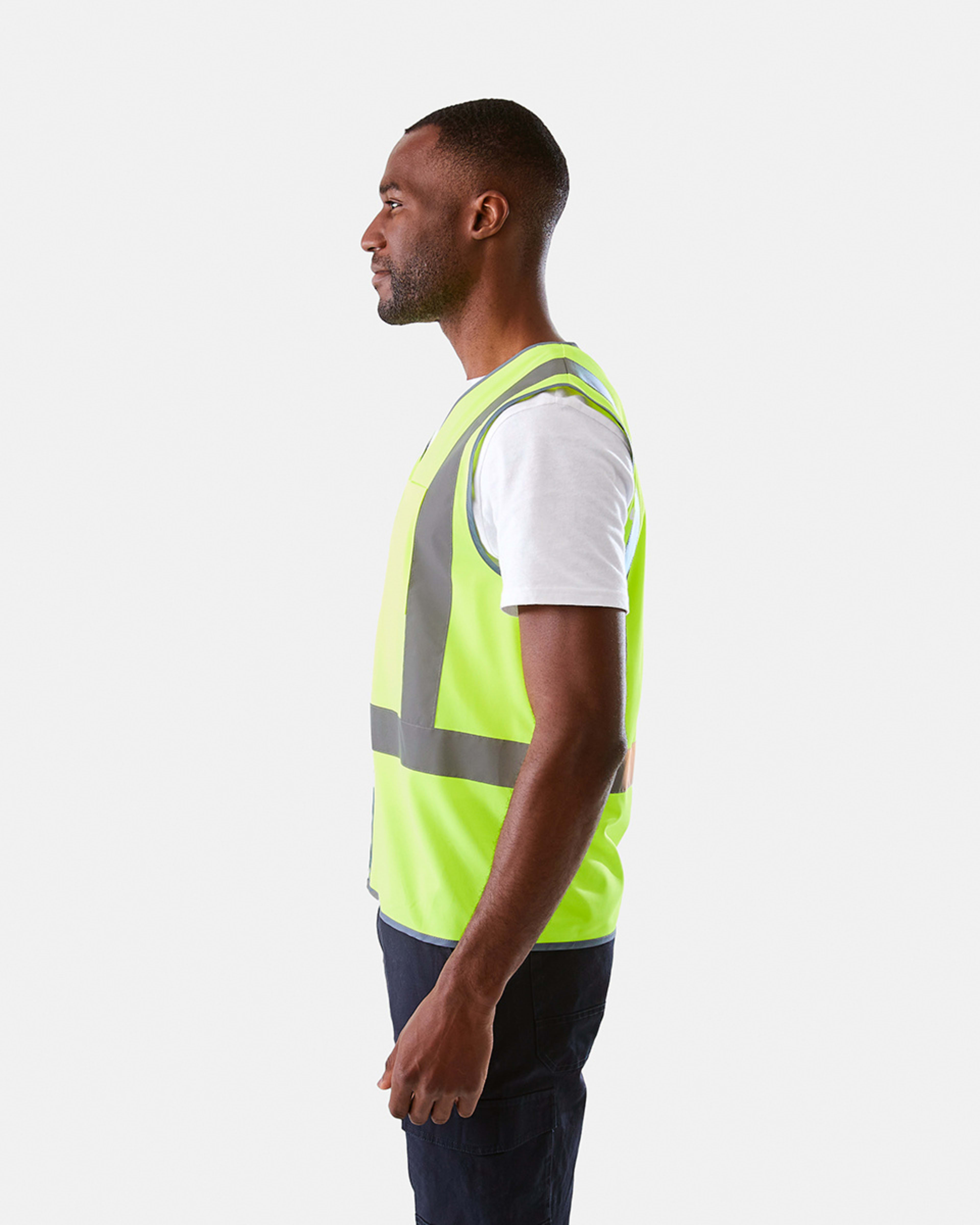 5 Workwear Hi-Visibility Vest FLURO YELLOW, 5 of 10