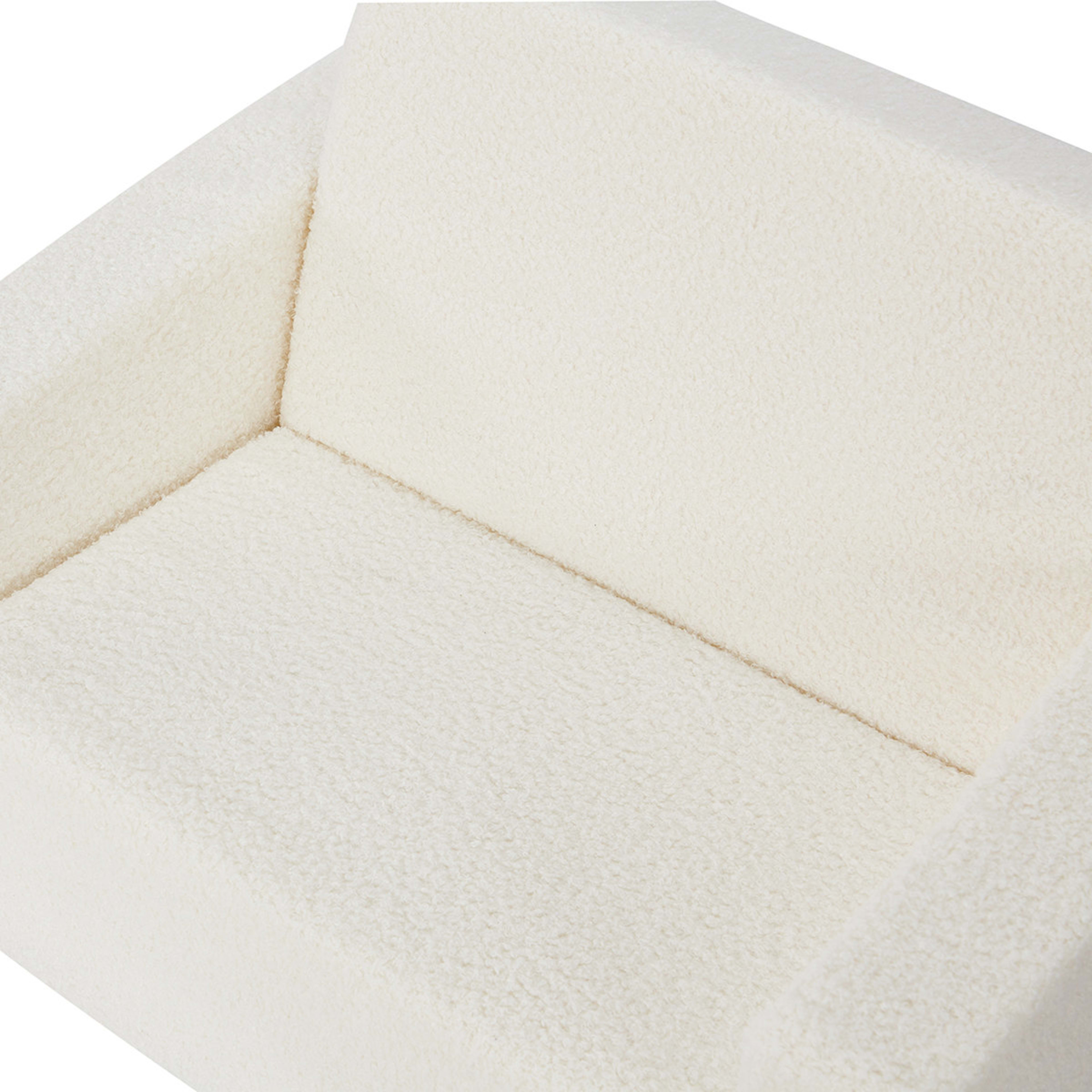 Boucle Cream Flip Out Sofa Kmart