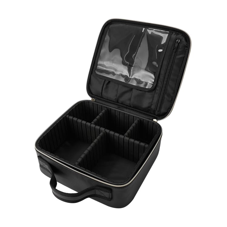 Beauty Case with Dividers - Black - Kmart