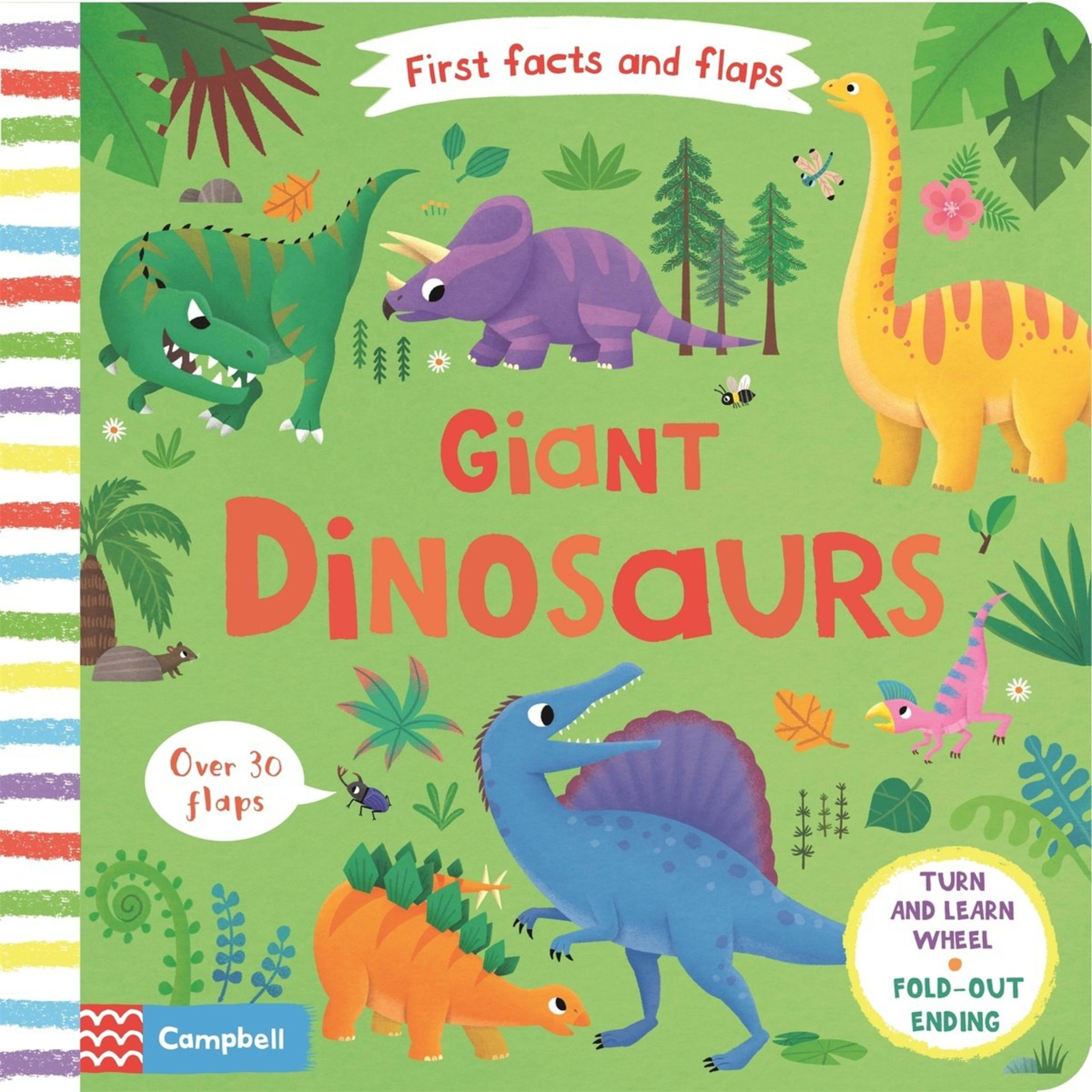 1 First Facts and Flaps: Giant Dinosaurs by Naray Yoon - Book