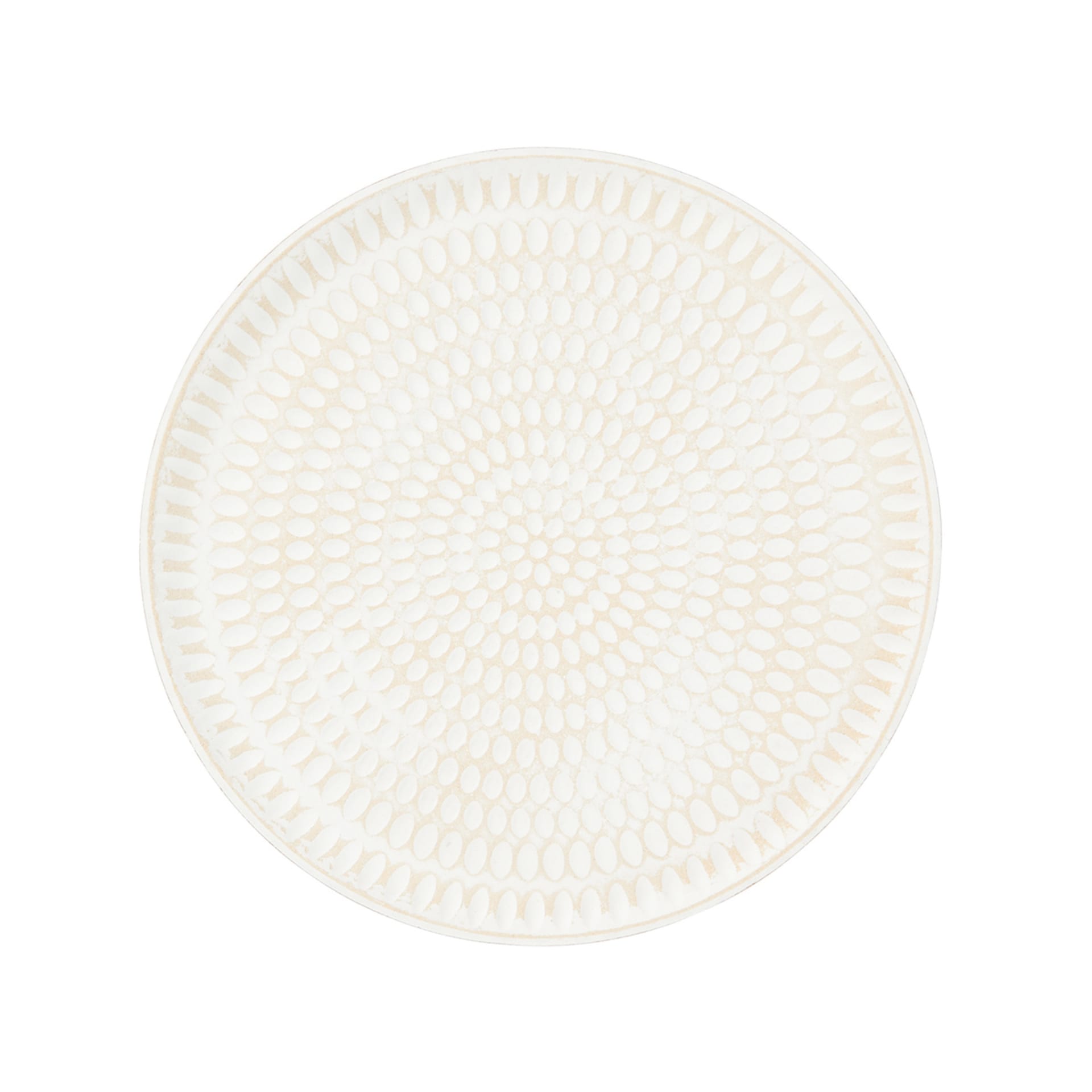 White Carved Tray - Kmart