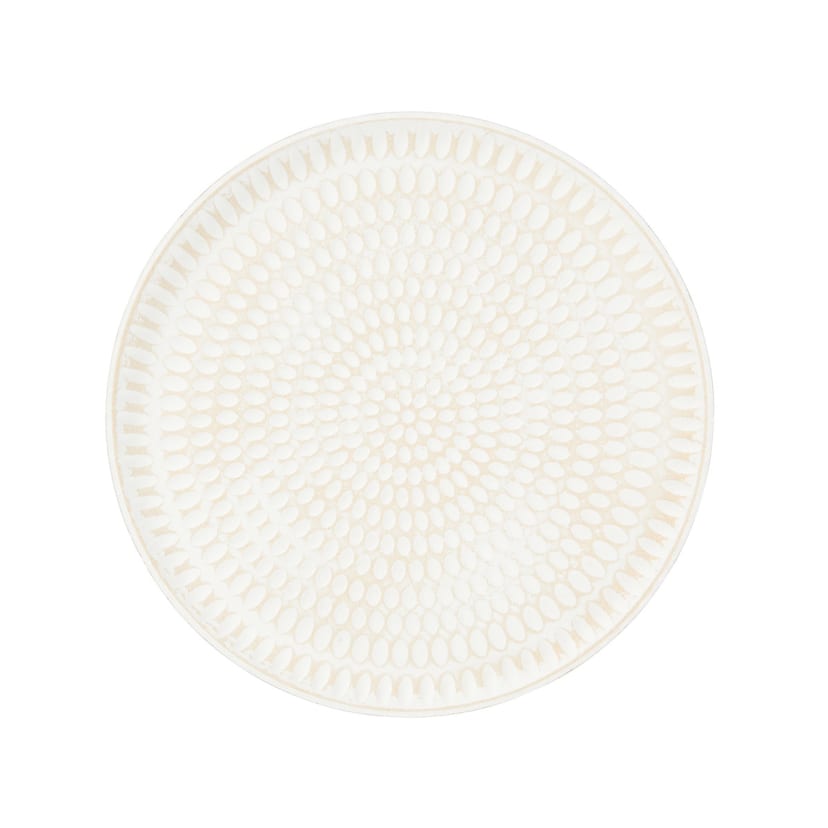 White Carved Tray - Kmart