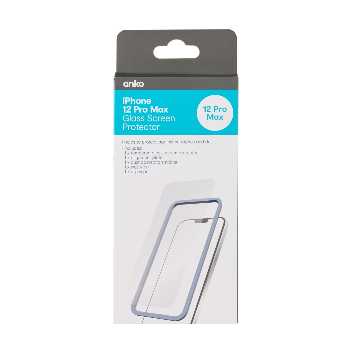iPhone 12 Pro Max Glass Screen Protector Kmart