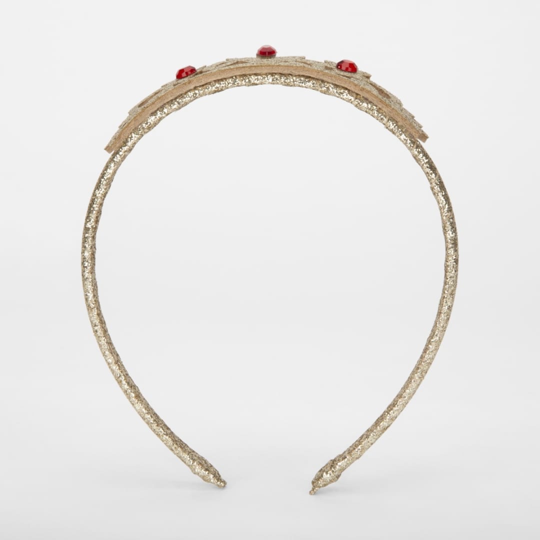 Tiara Headband Gold Look and Red Kmart