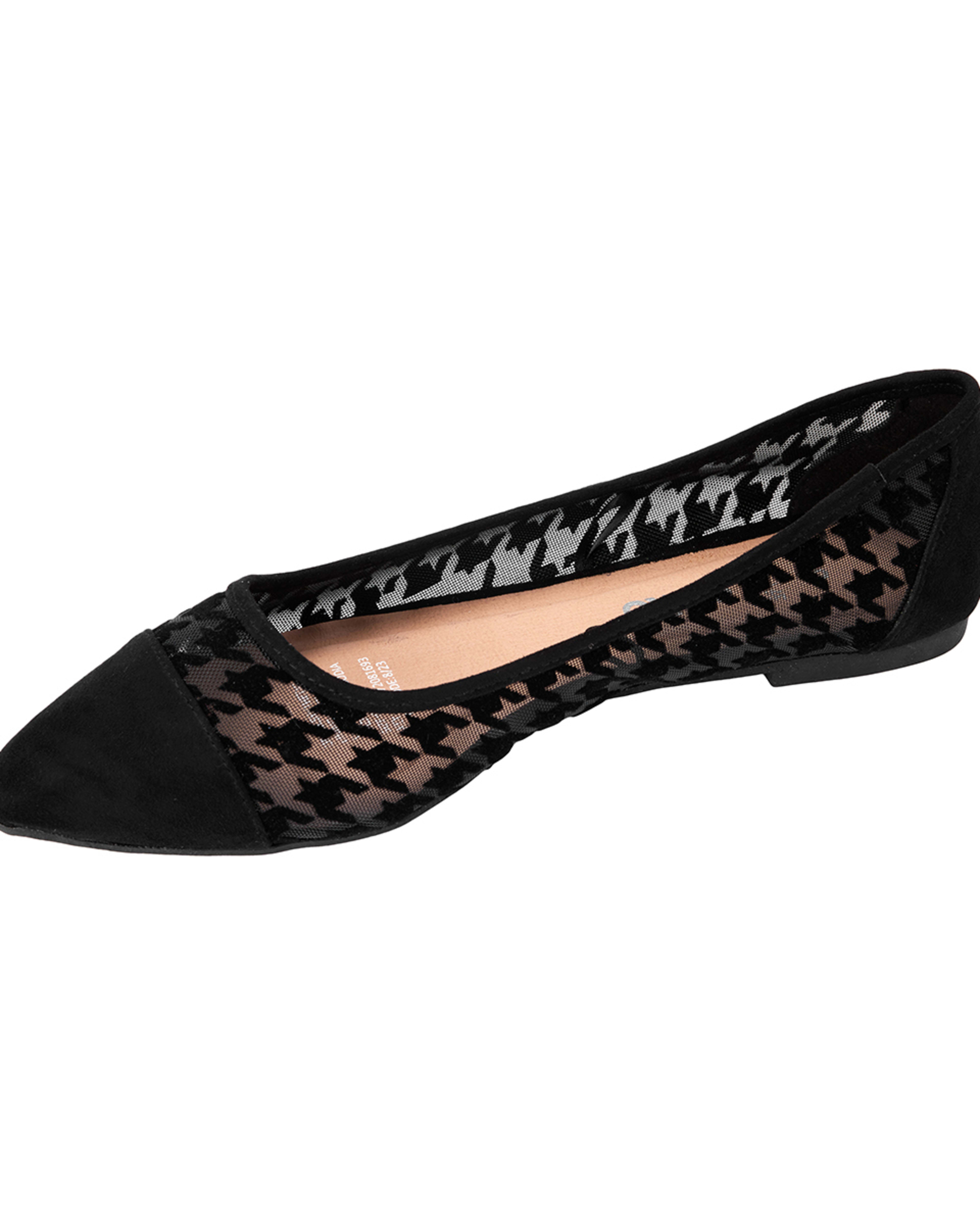 Pointed Mesh Toecap Flats - Kmart