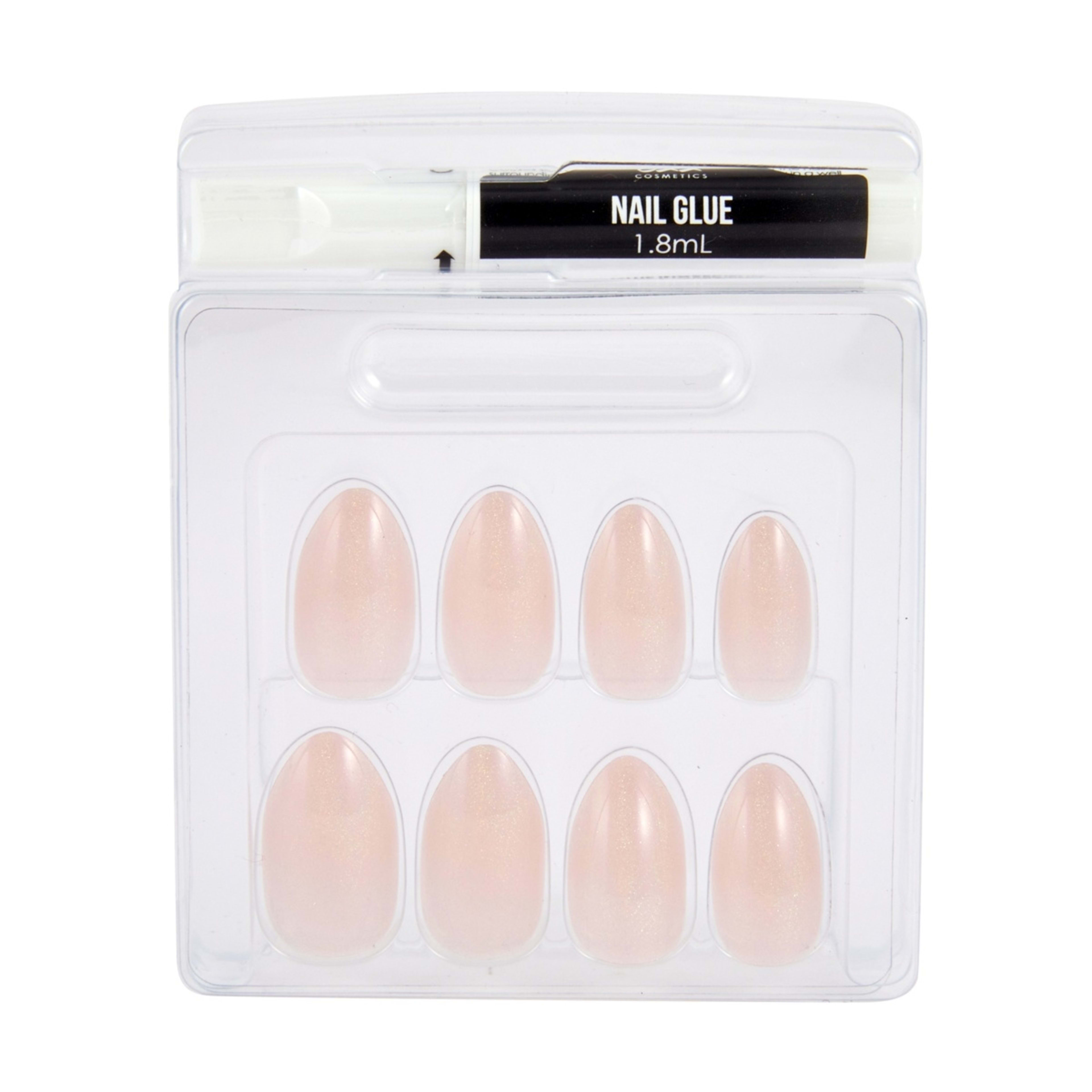 3 OXX Cosmetics 24 Pack Artificial Nails with Adhesive - Almond Shape, Pearl Glazed, 3 of 5