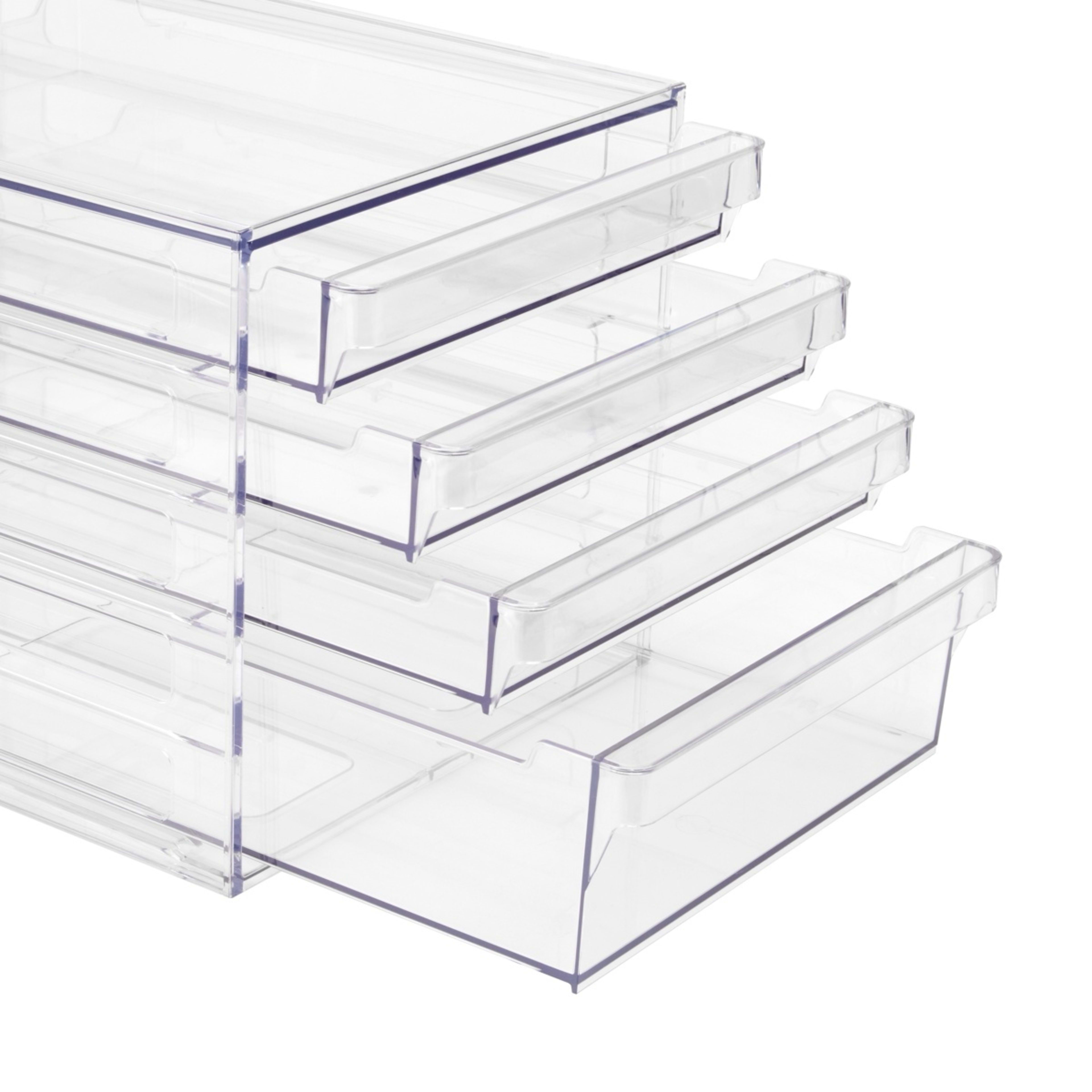 4 4 Drawer Set - Clear, 4 of 9