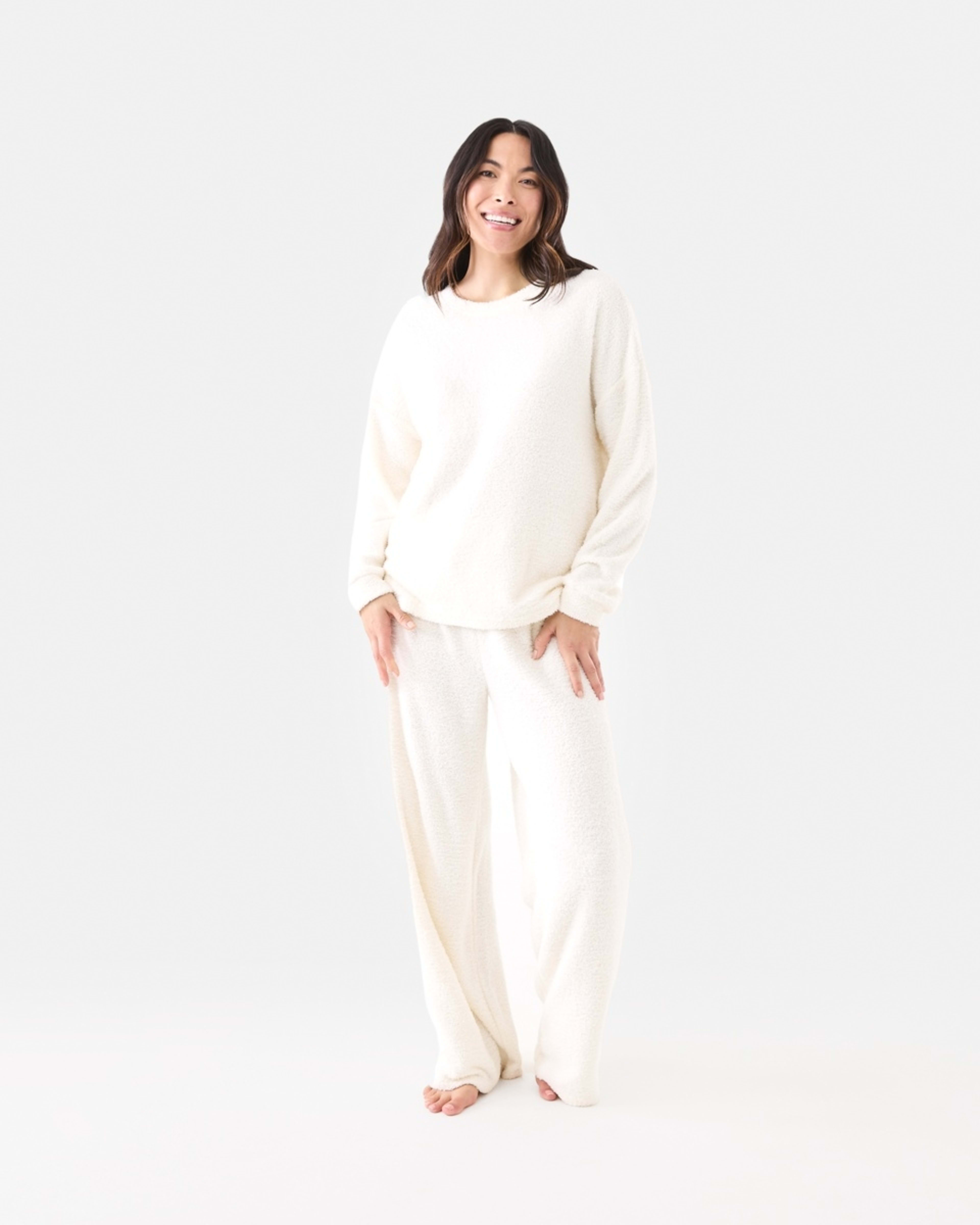 5 Plush Fleece Pants Whisper, 5 of 5