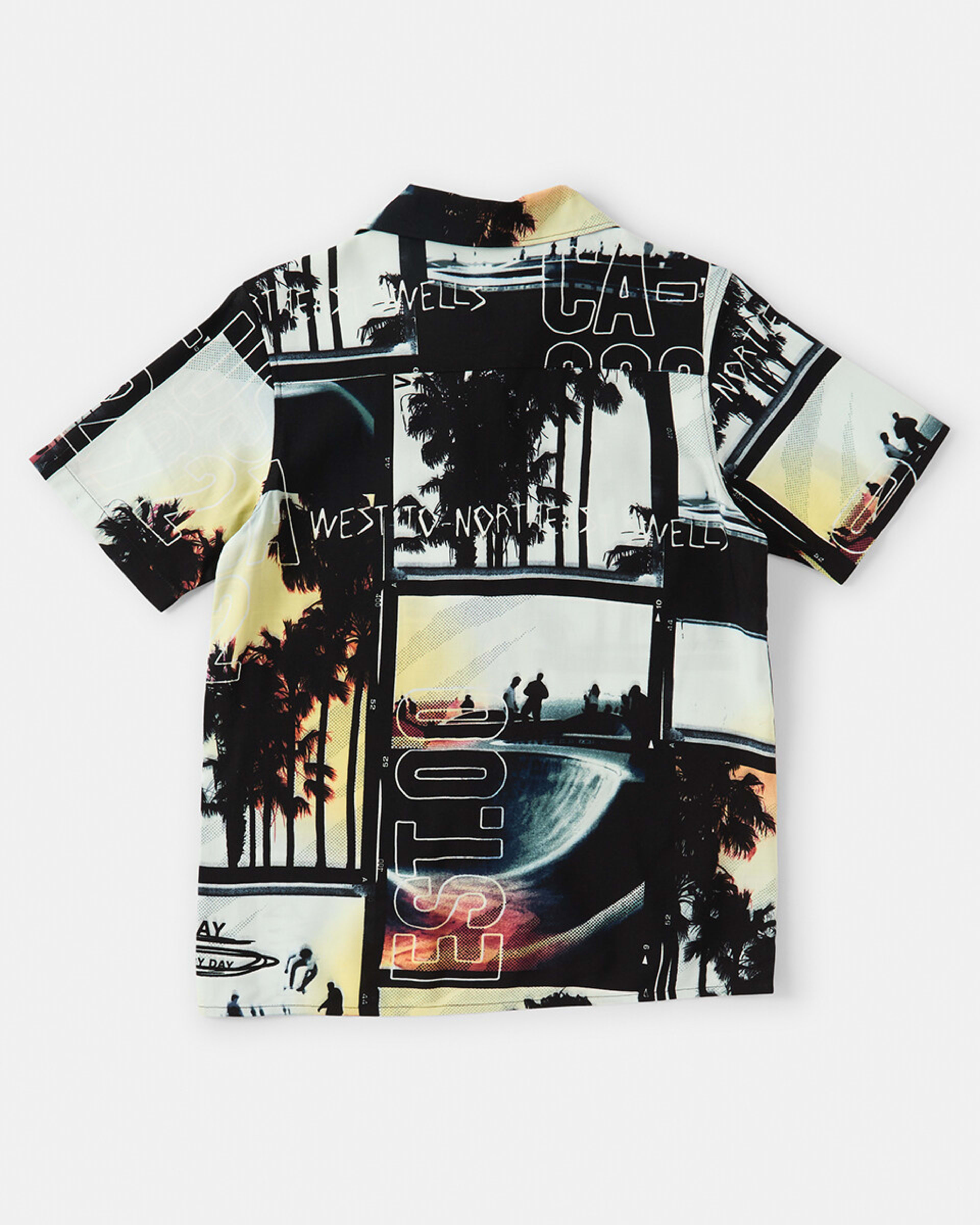 9 Short Sleeve Resort Shirt Wht Plmskt, 9 of 9
