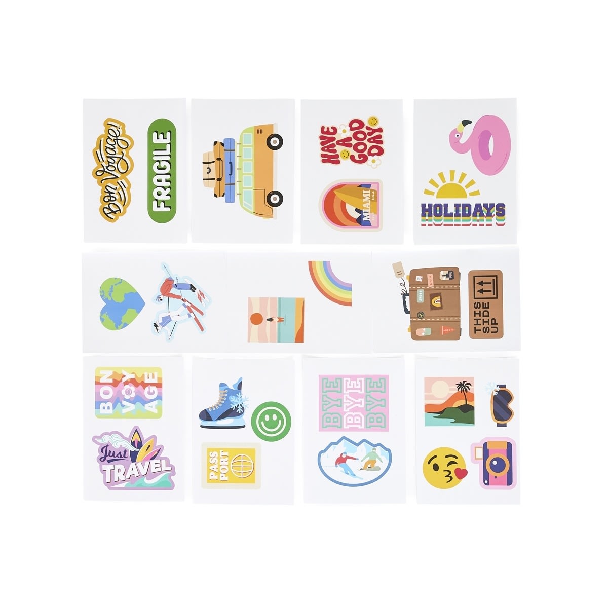 Travel Stickers - Assorted - Kmart NZ