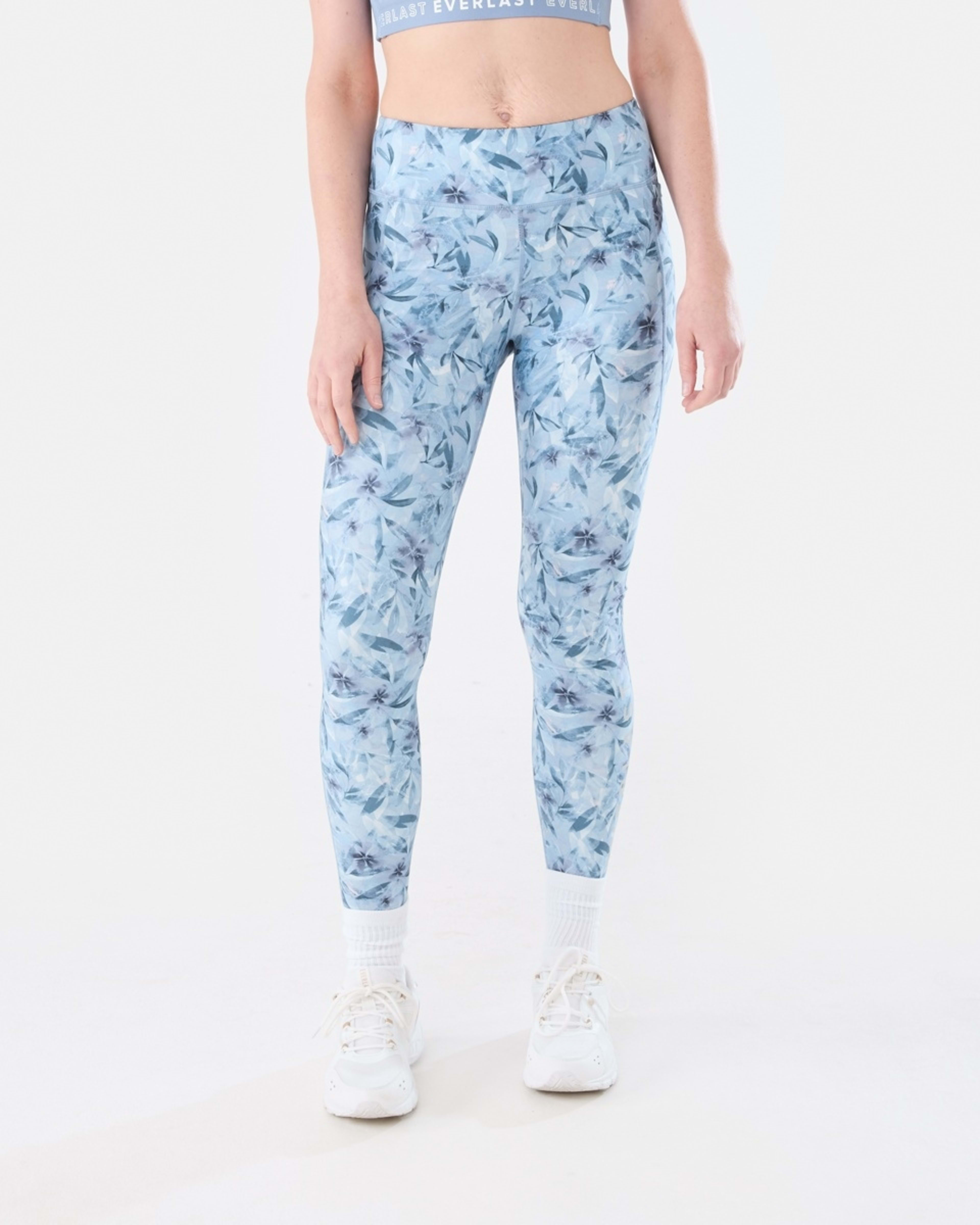1 Everlast Womens Printed Full Length Leggings EVERLAST SUMMER FLORAL