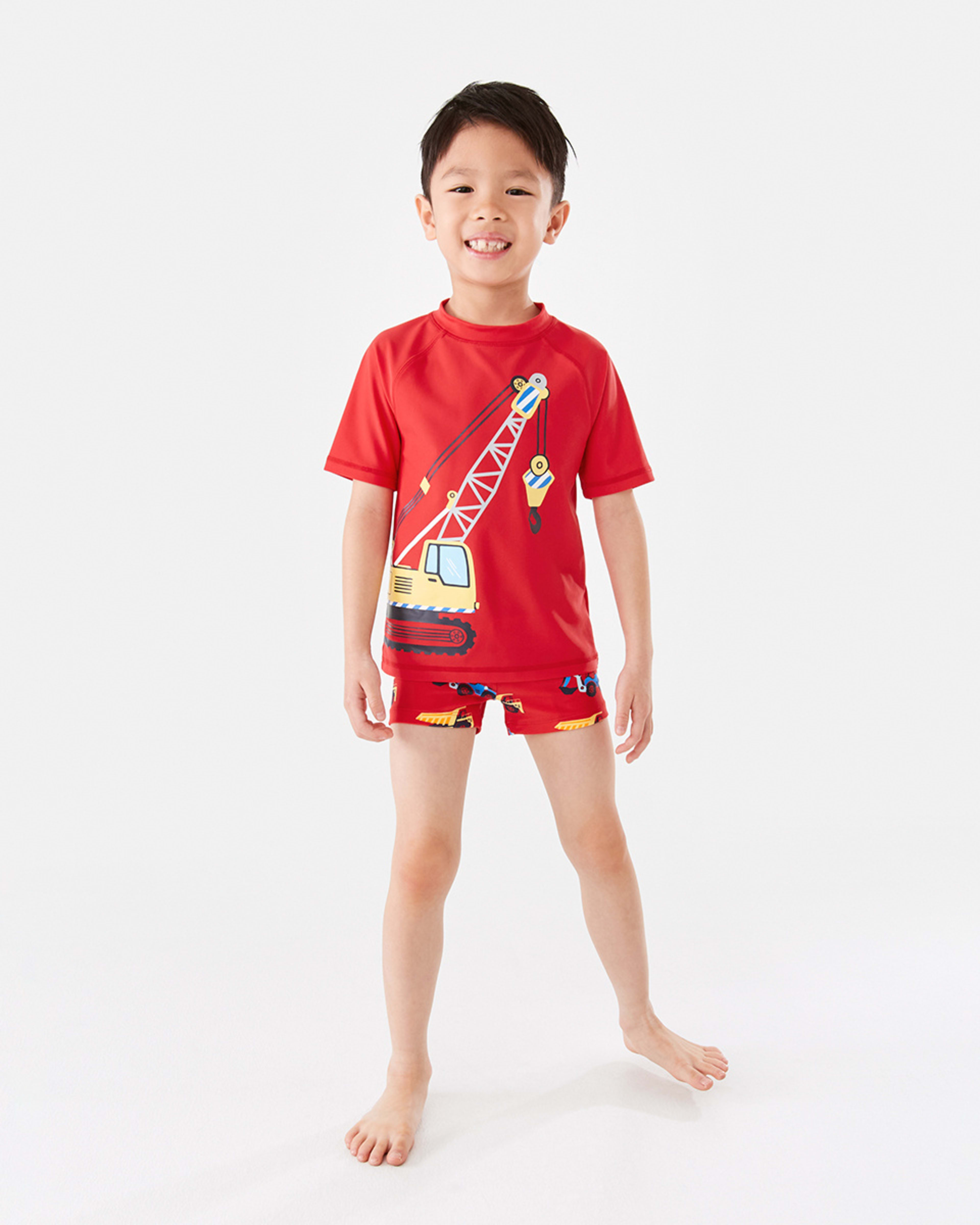 5 3 Piece Swim Set Flame Dig, 5 of 9