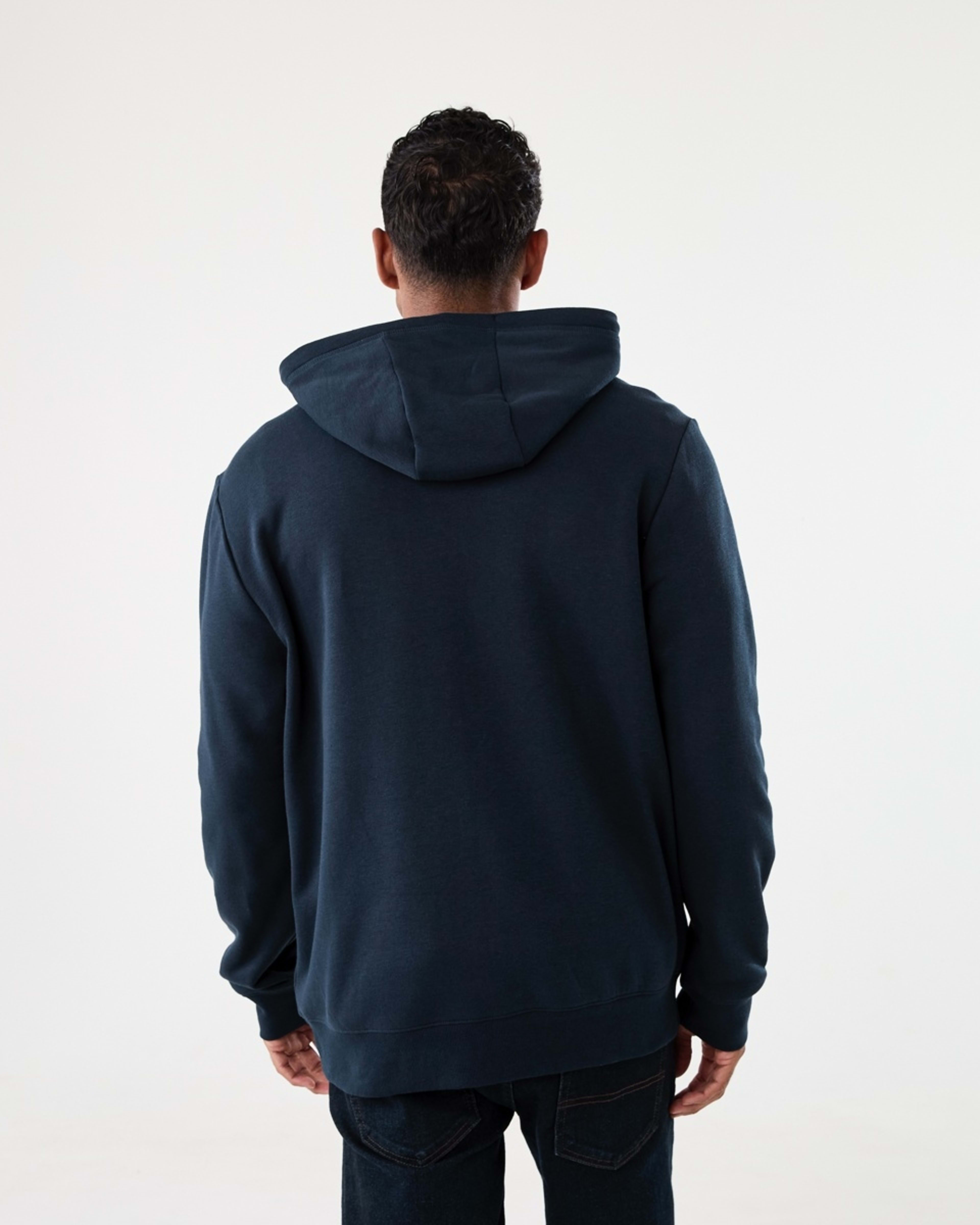 4 Comfort Zip Through Hoodie Dark Sapphire, 4 of 7