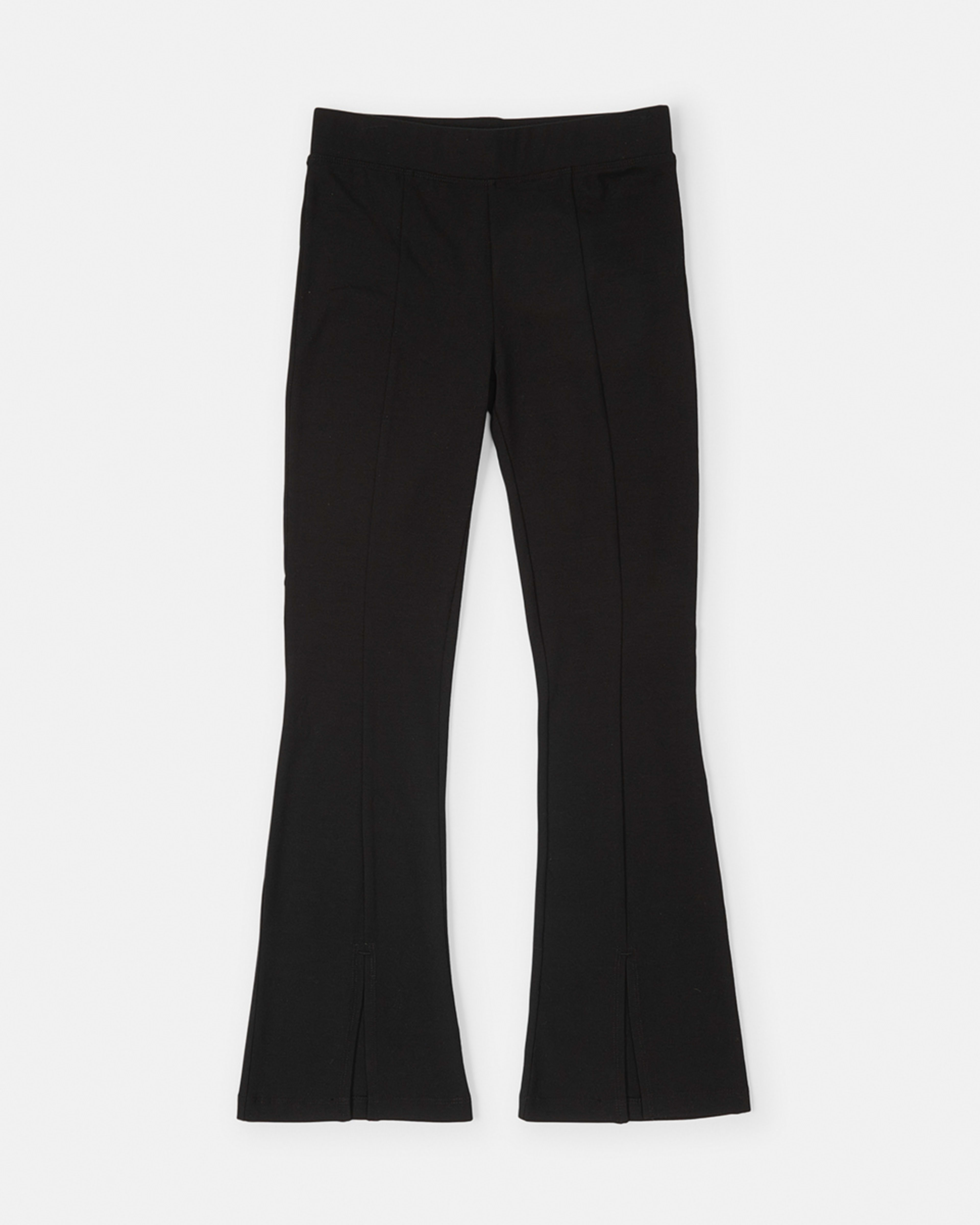 7 Split Flare Leggings Black, 7 of 8