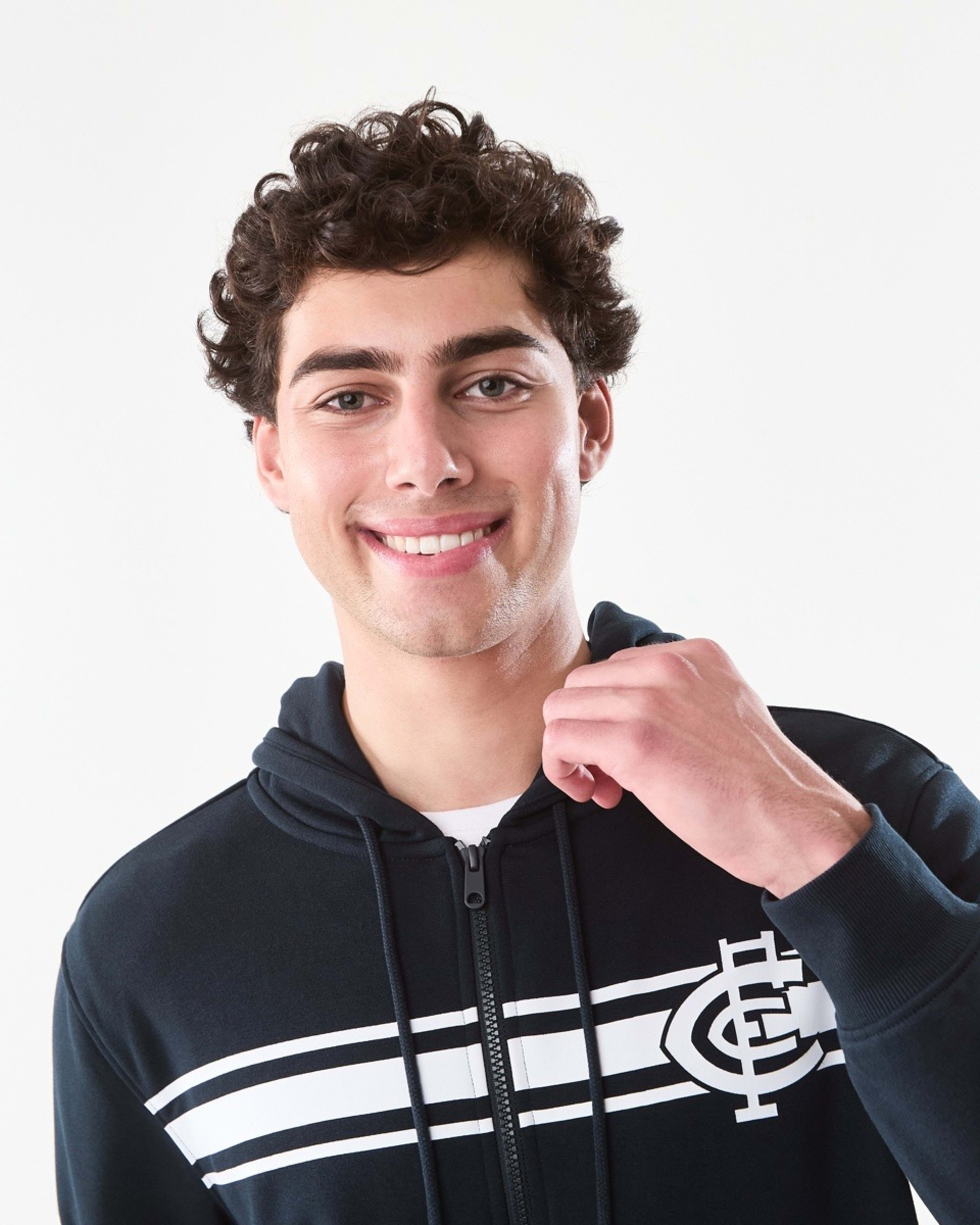 6 Official AFL Adult Zip Through Hoodie Carlton, 6 of 10