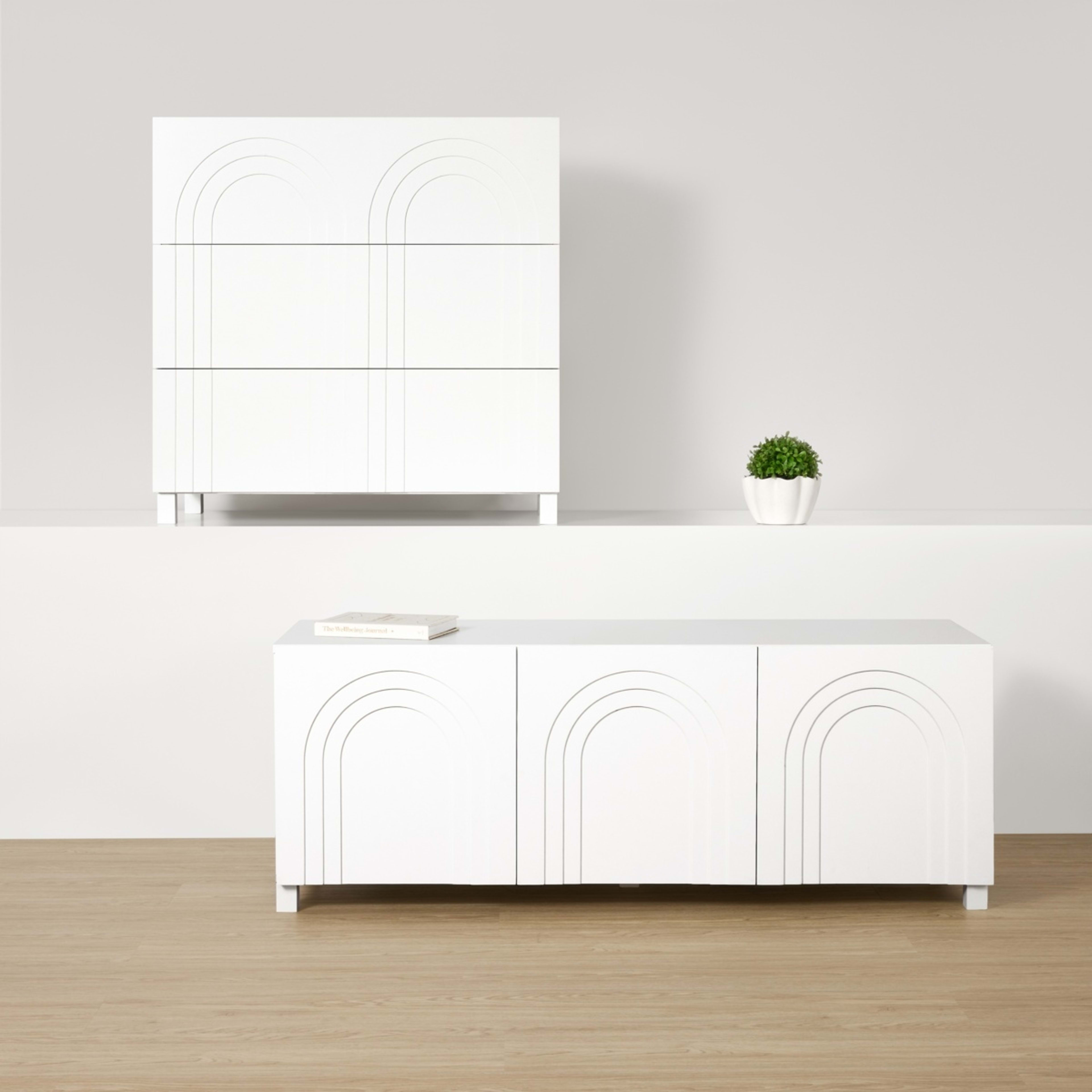 9 Carter Arched 3 Drawer Chest, 9 of 10