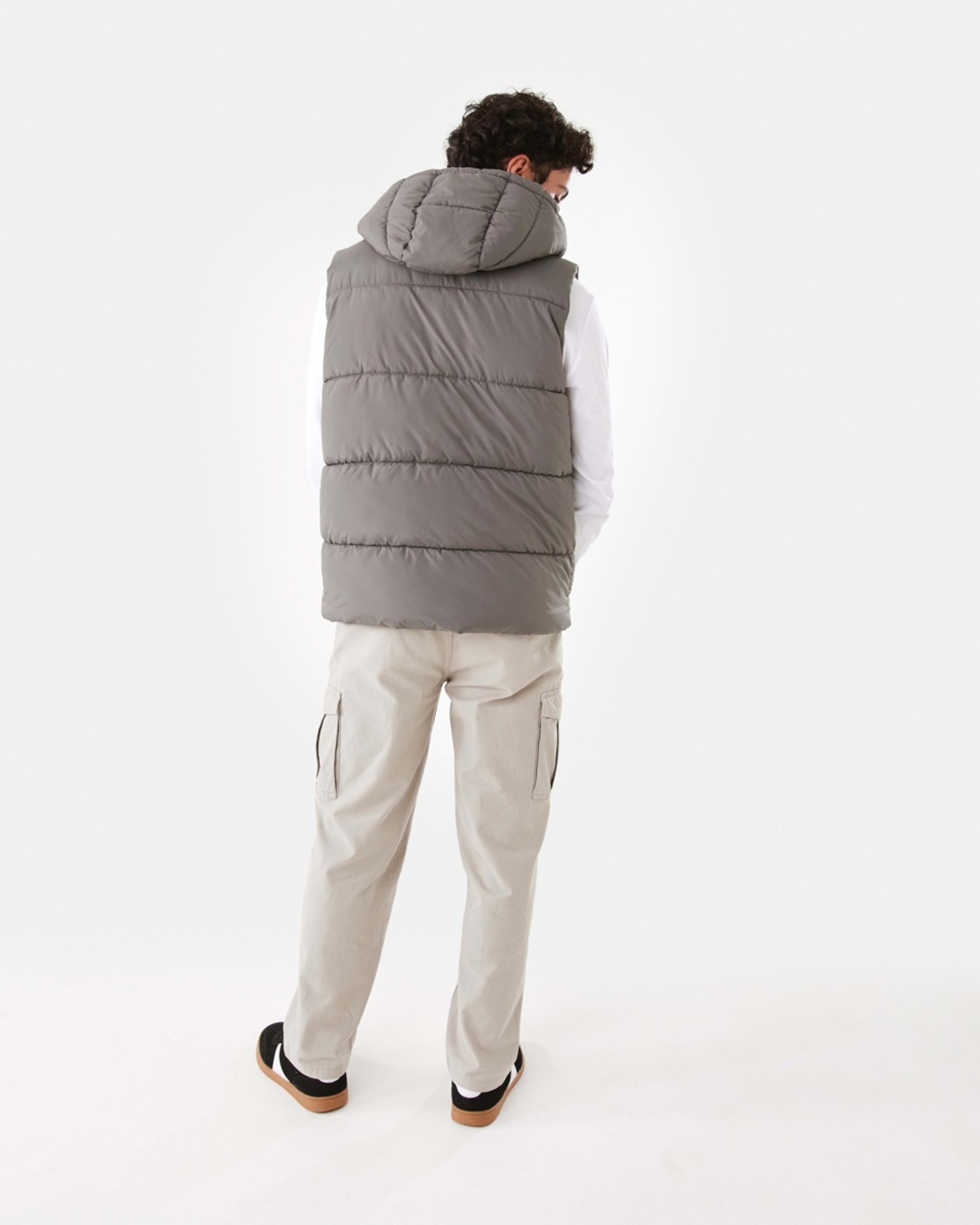 4 Hooded Puffer Vest Brn Eagle, 4 of 9