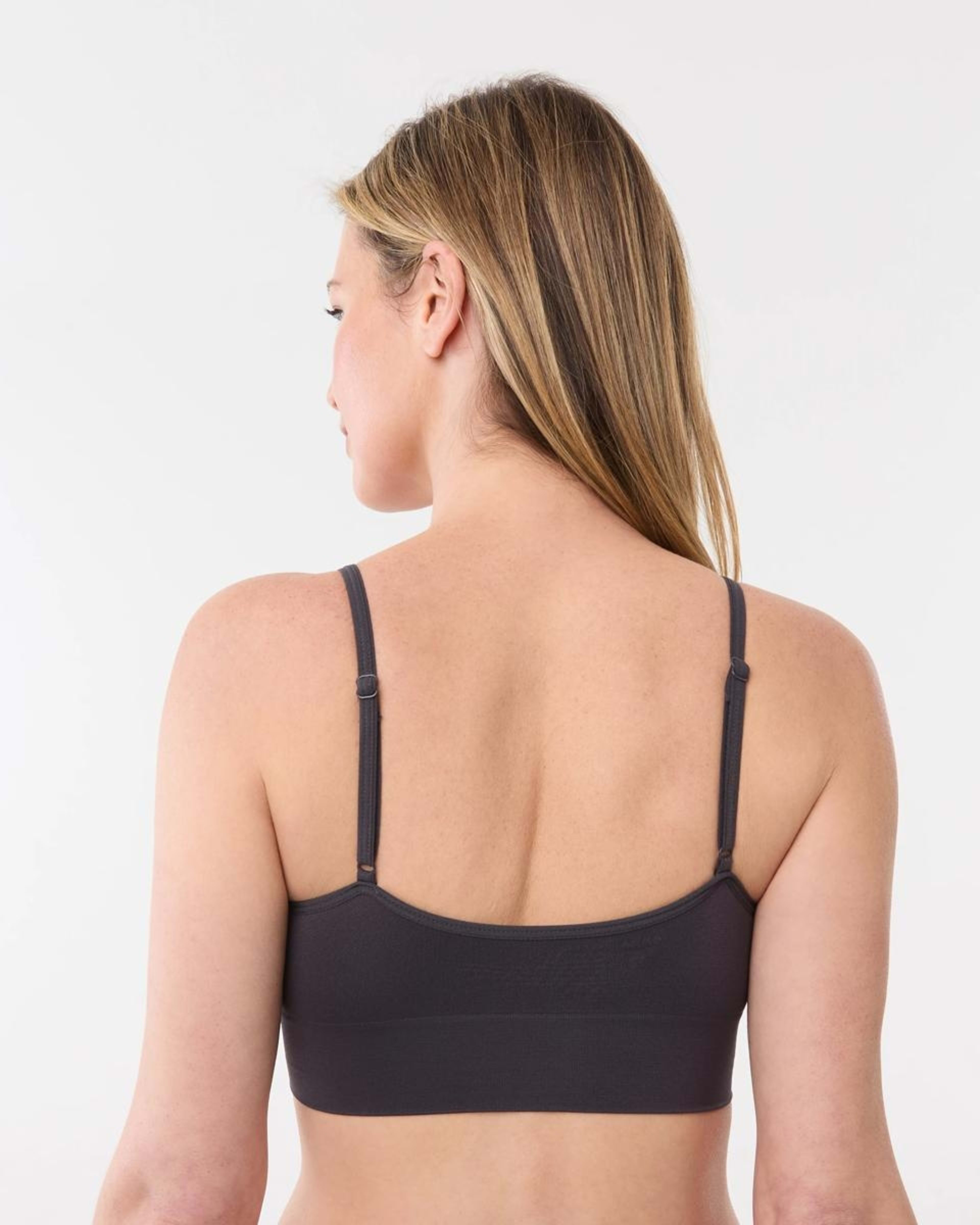 6 3 Pack Wirefree Seamfree Crop BALLERINA, SILVER MARLE, WASHED SLATE, 6 of 9